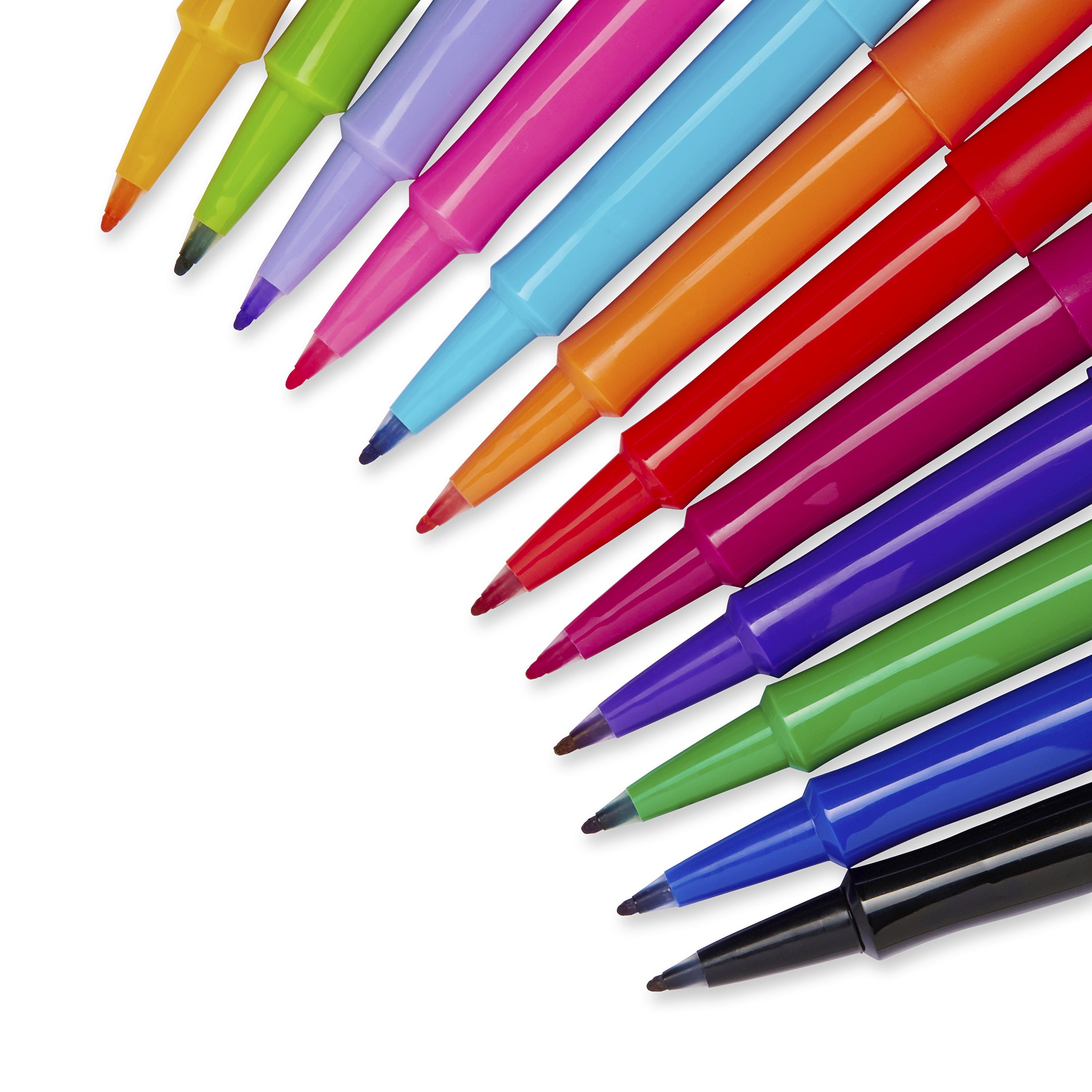Paper Mate Flair Felt Tip Pen Set, 0.7mm, 12 Count