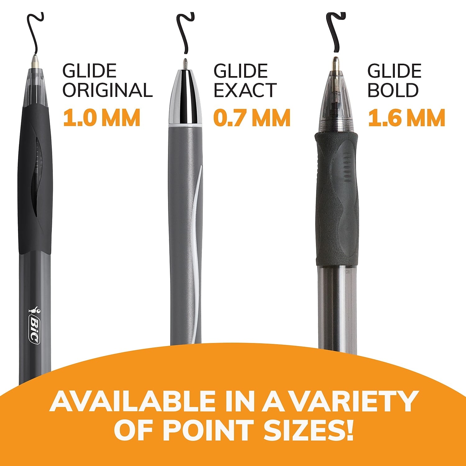 BIC Velocity Retractable Ballpoint Pens Bold Point Black Ink 859025