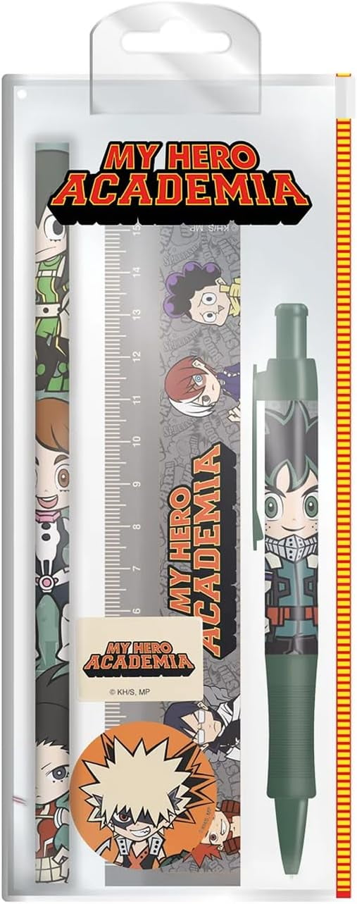 My Hero Academia - Schreibwaren-Set Chibi-Design Einheitsgröße Bunt