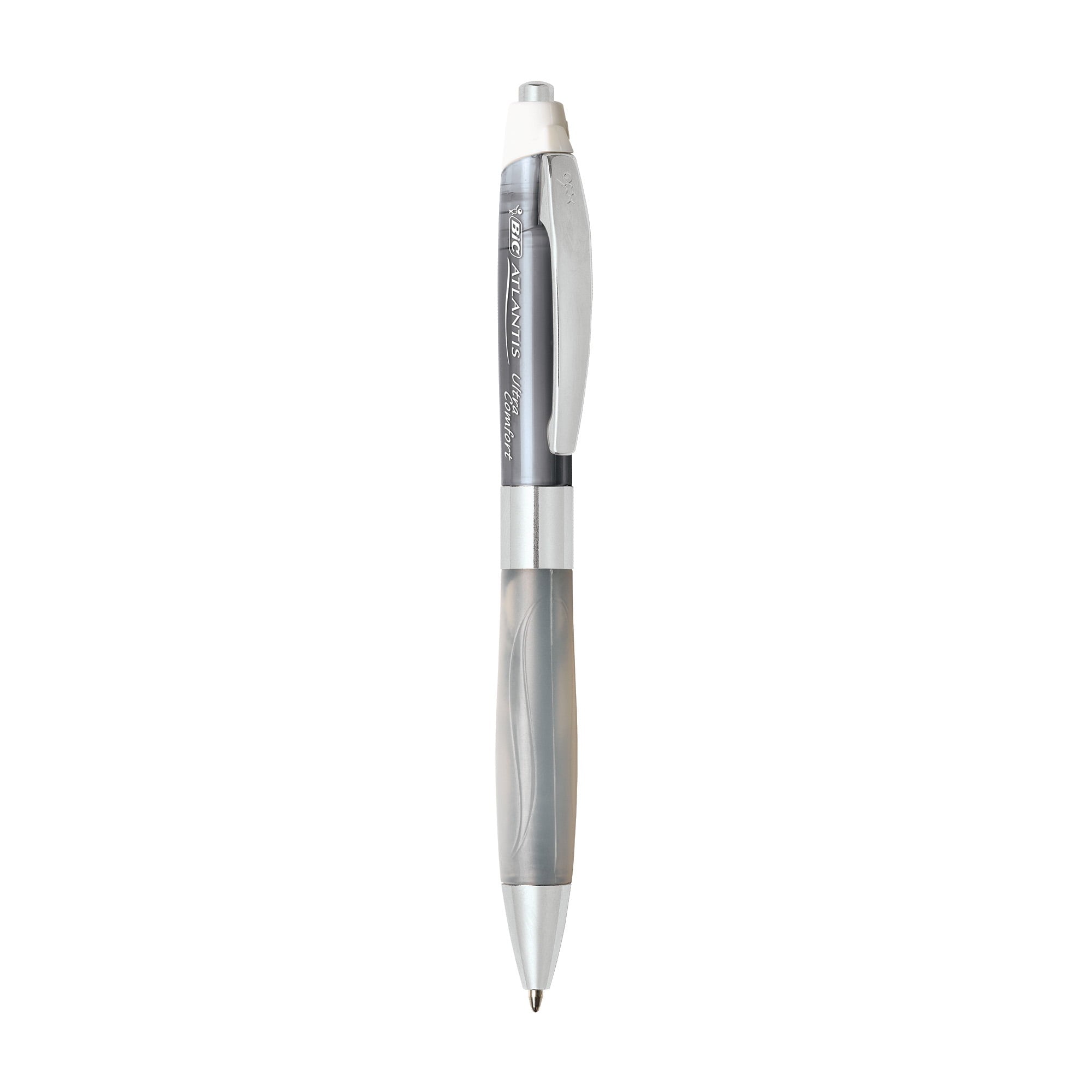 BIC Glide Comfort Retractable Ball Pen, Medium Point, 1.00 mm, Black Ink, 1 Count