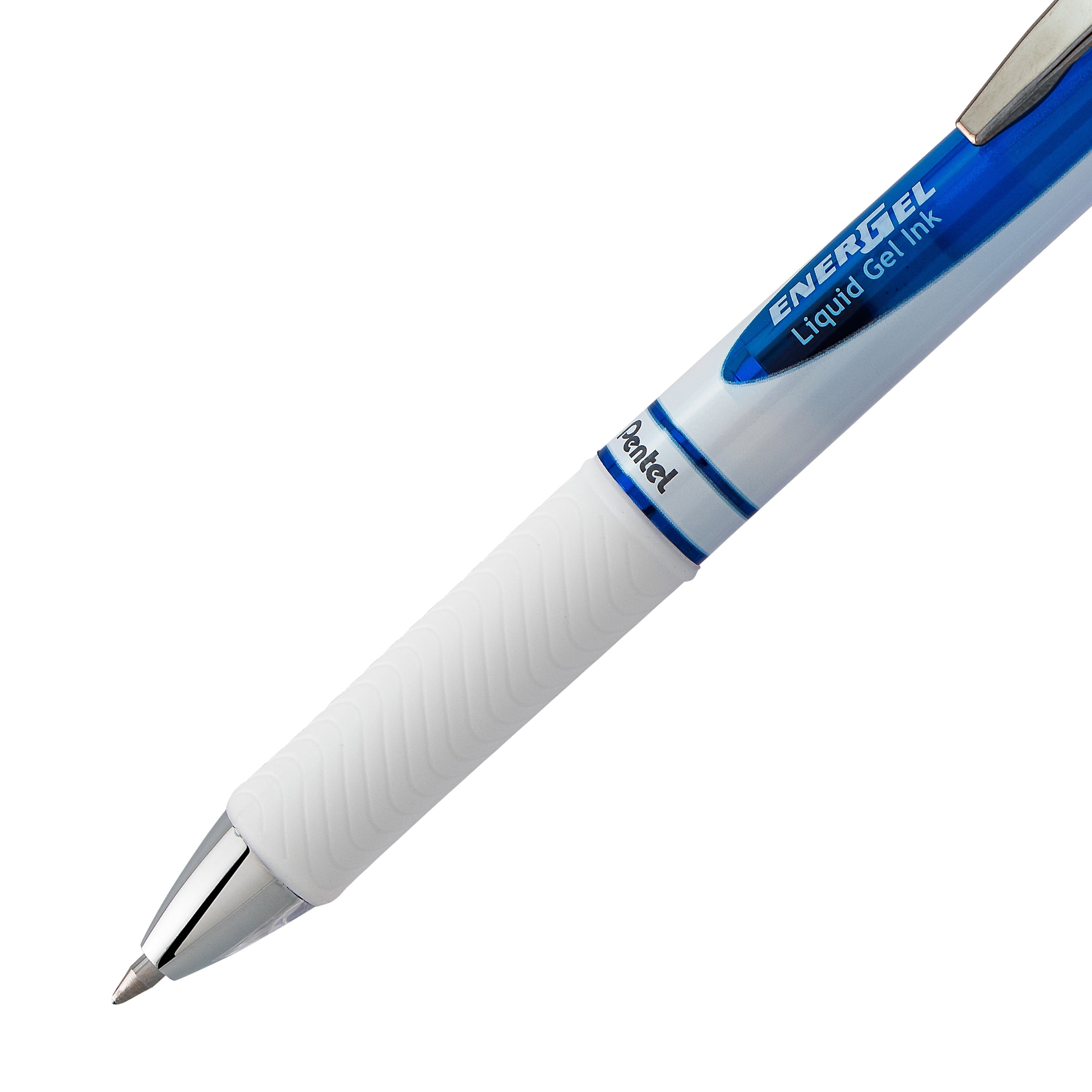 Pentel EnerGel Pearl Gel Pen, (0.7mm) Medium Metal Tip, Blue Ink