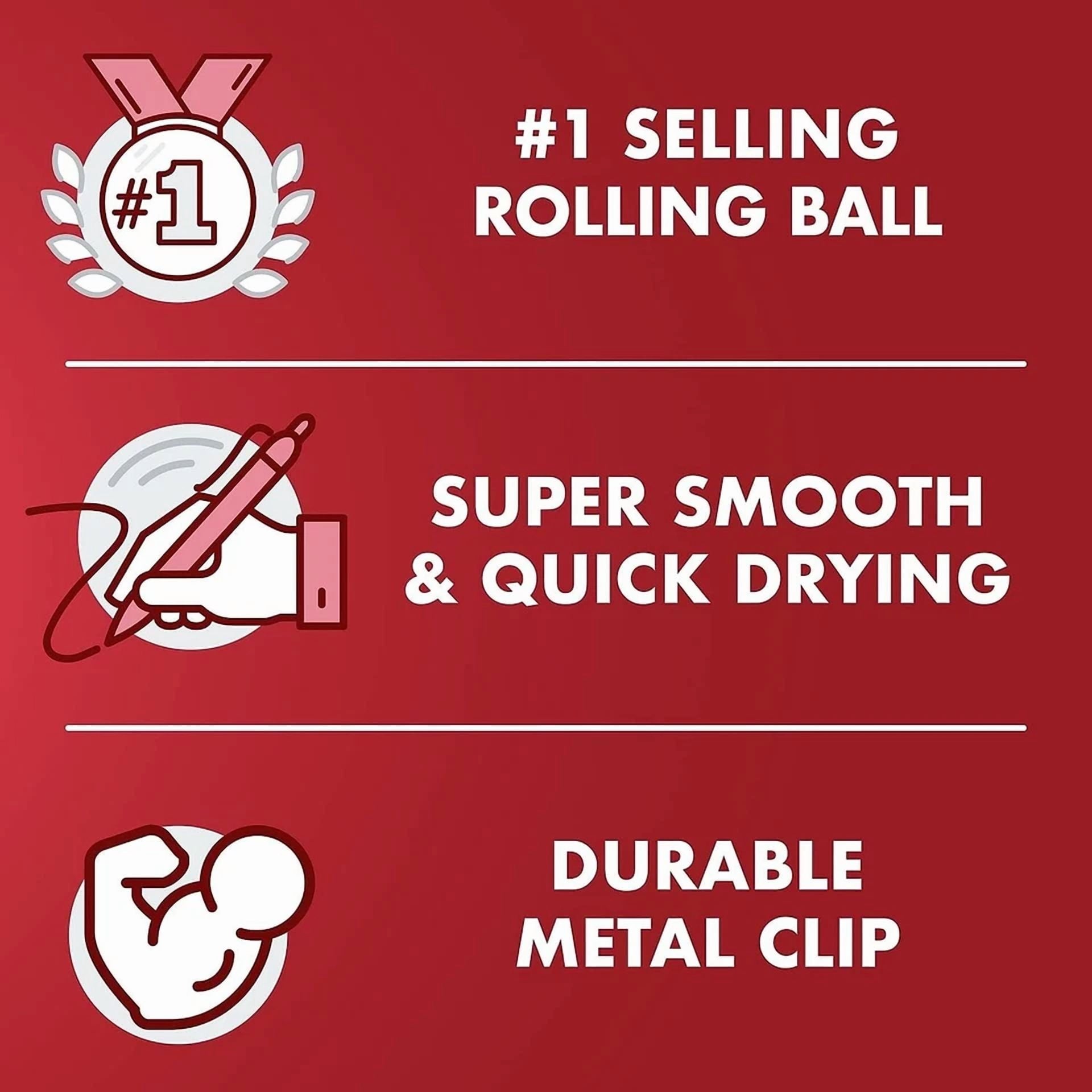 Pilot, Precise V5 Rt Liquid Ink Refills, Extra Fine Point 0.5 Mm, Blue, Pack Of