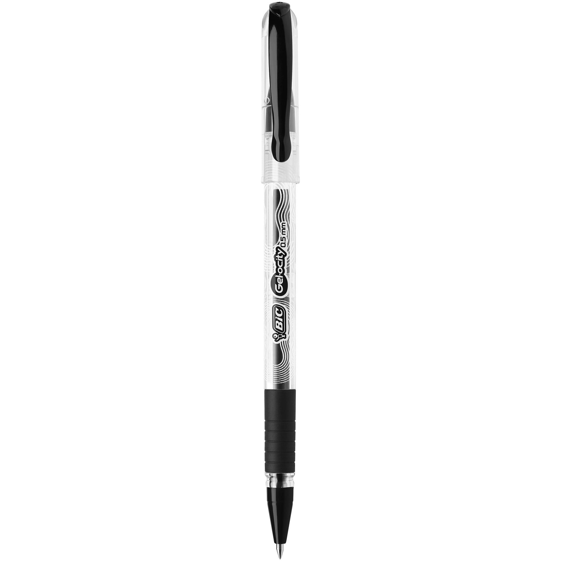 BIC Gelocity Smooth Gel Pens, Fine Point (0.5mm), Black, 36-Count Pack