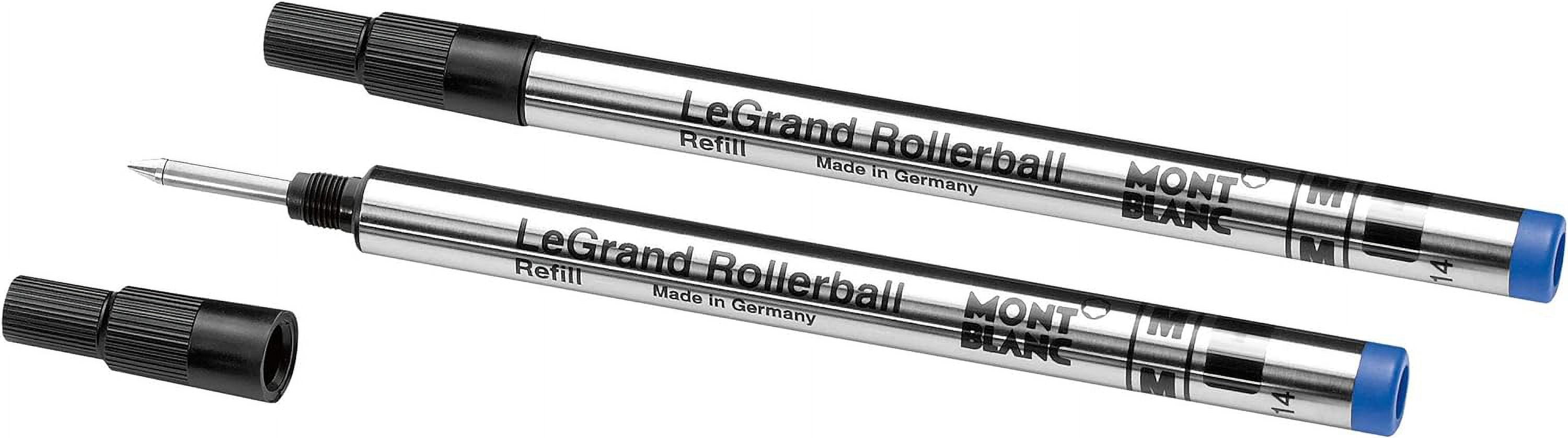 Montblanc Rollerball LeGrand Refills (M) Royal Blue 124503 – Pen Refills for Meisterstück LeGrand Rollerball Pens with a Medium Tip – 2 x Blue Pen Cartridges …