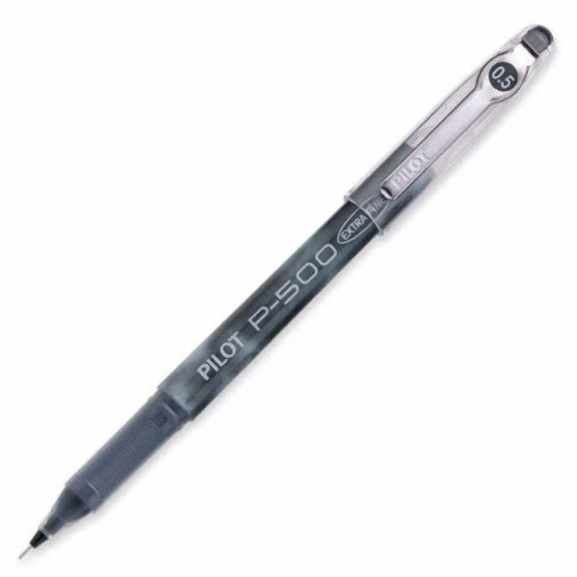 Fyna -Pilot Precise P-500 Gel Ink Rolling Ball Pens, Extra Fine Point, Black Ink, 6