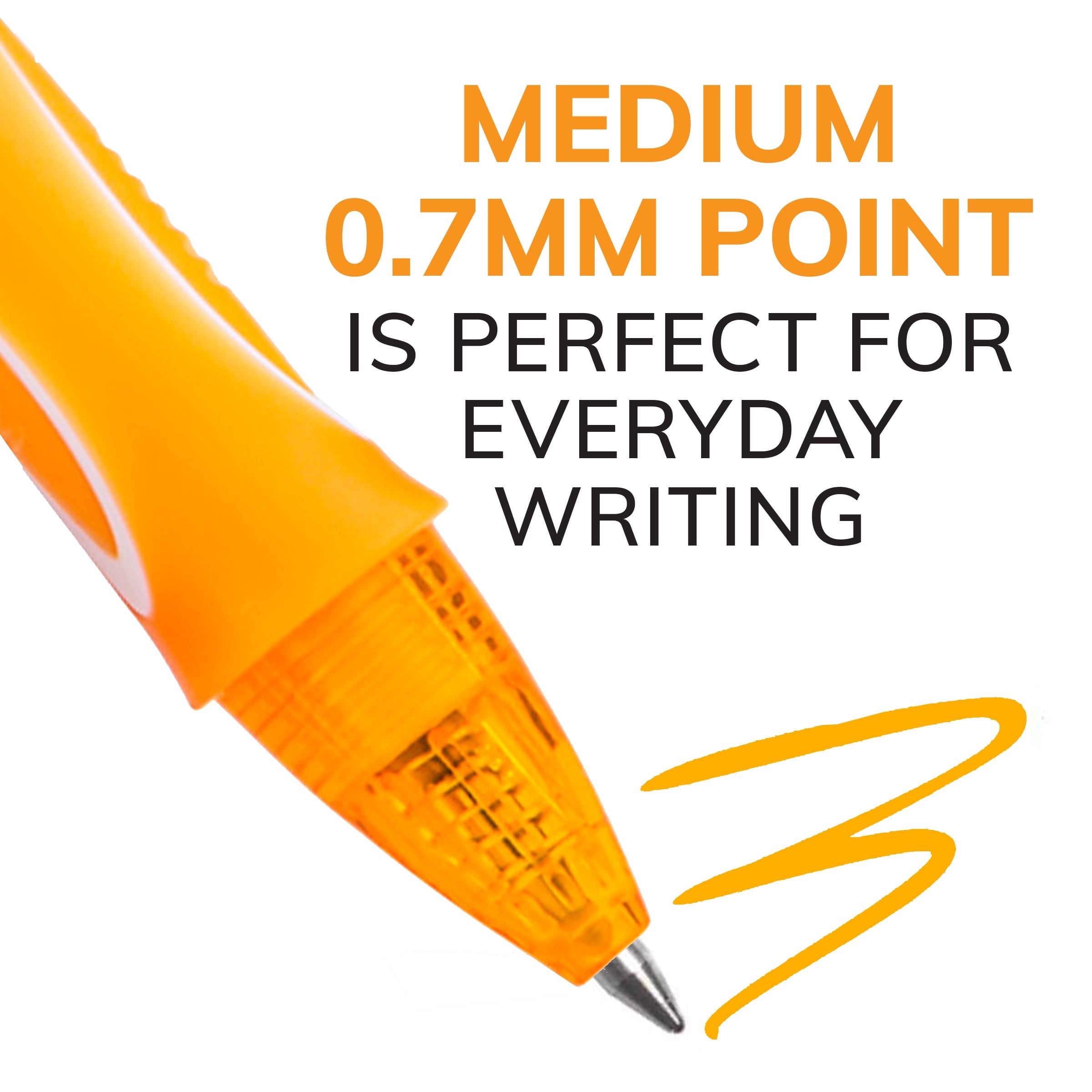 BIC Gelocity Quick Dry Assorted Color Gel Pens, Medium Point (0.7mm), 16-Count