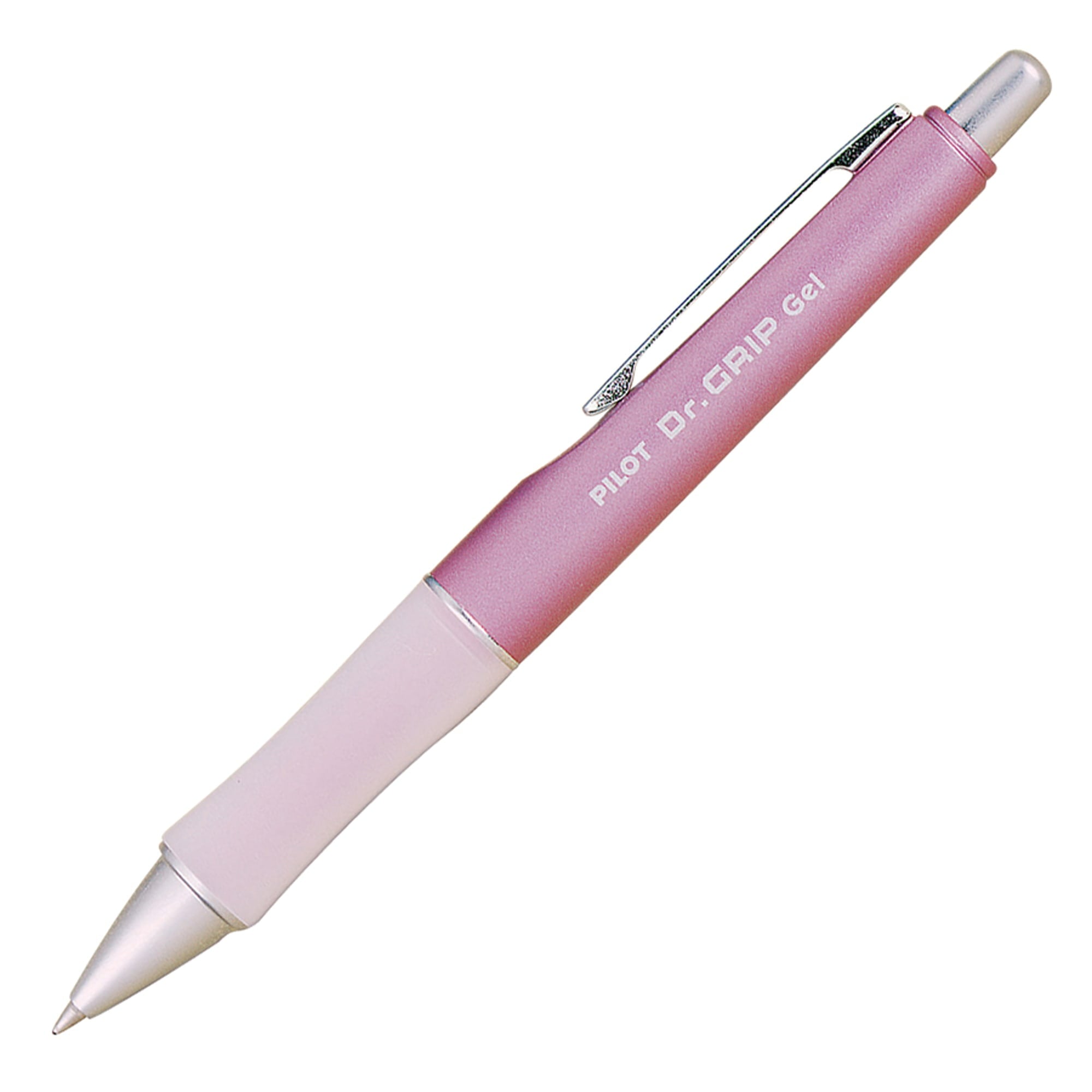 Pilot Dr. Grip Limited Gel Rollerball Pen, Fine Point, 0.7 mm, Mauve Barrel, Black Ink, 1 Count