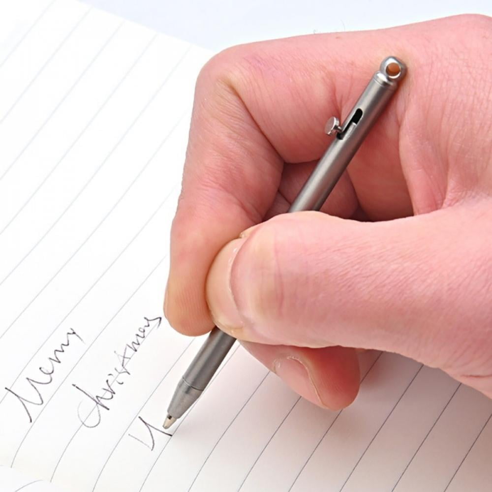Clearance! Mini Titanium Pen Portable Gadget Outdoor Equipment Personality Creative Signature Pen Unisex Pen Gray