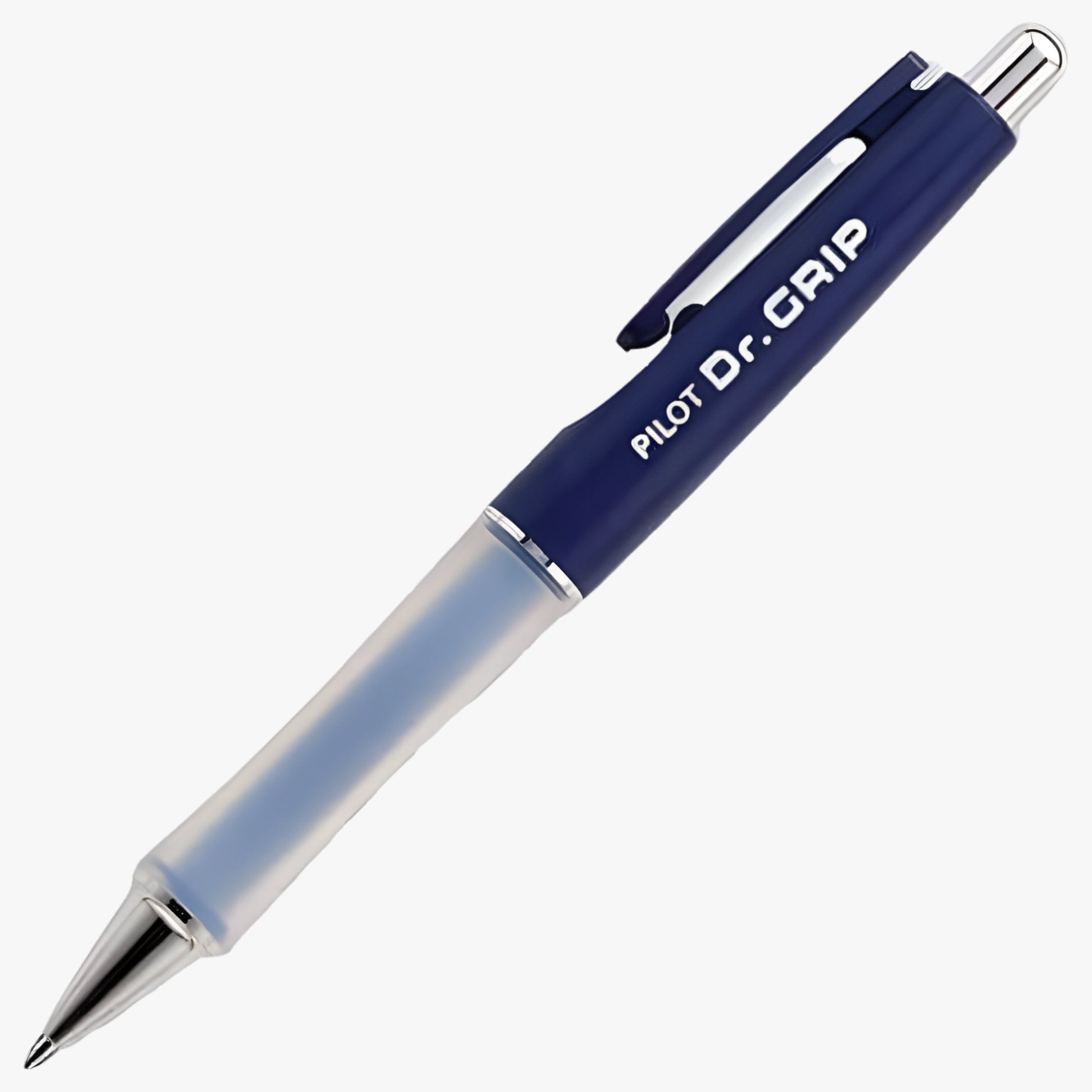 Pilot Dr. Grip Retractable Ballpoint Pens Single with 12 Blue refills, Medium, Blue Ink, 13 Count