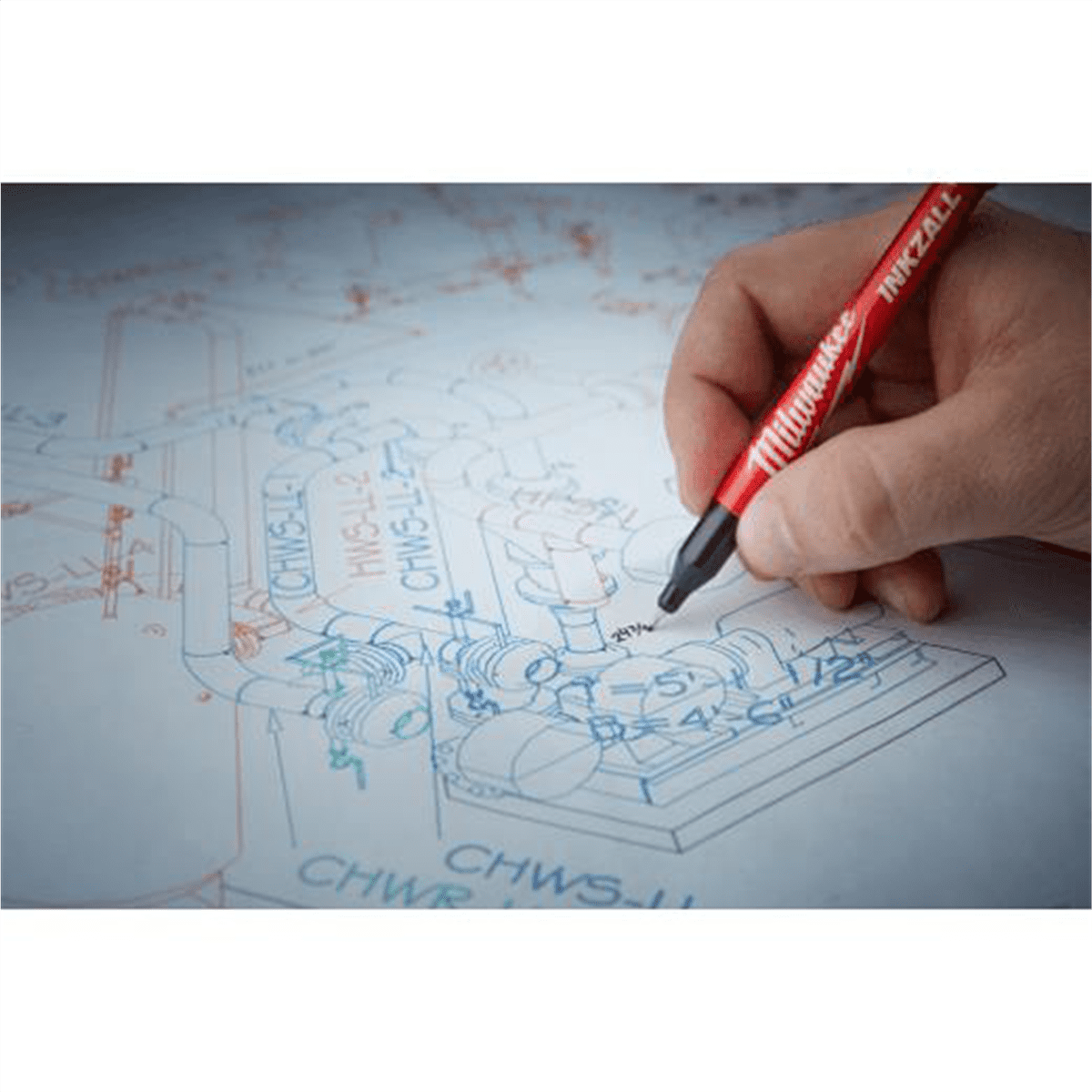 Milwaukee Tool 12PK INKZALL Black Ultra Fine Point Pen