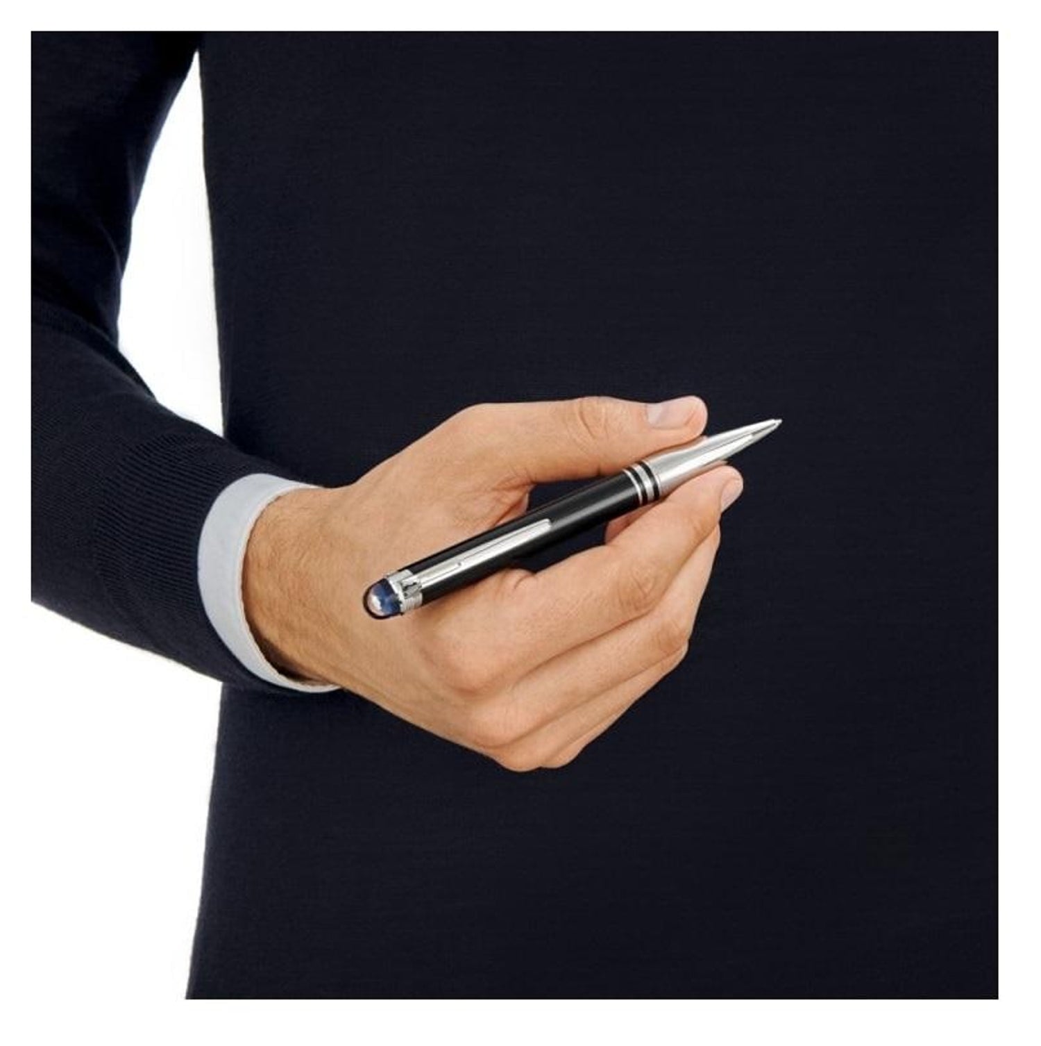 MONTBLANC StarWalker Doué Black Precious Resin Ballpoint Pen 118873