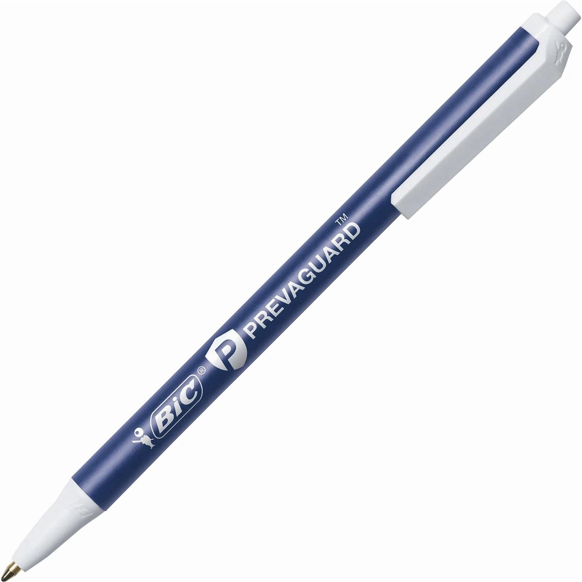 Bic Prevaguard Clic Stic Ballpoint Pen Contains Built-In Protection On The Pen