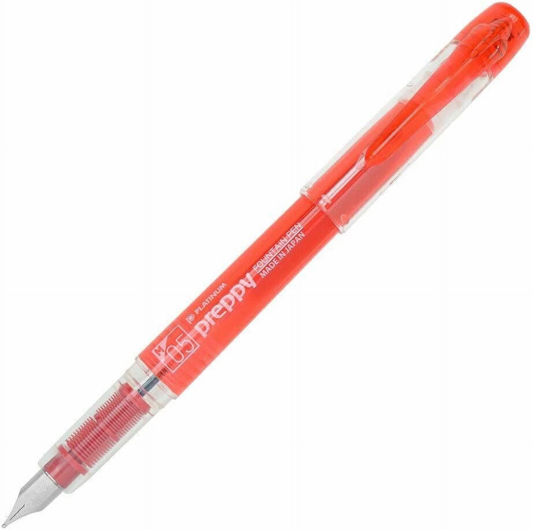 Platinum Preppy Red Fountain Pen - Medium