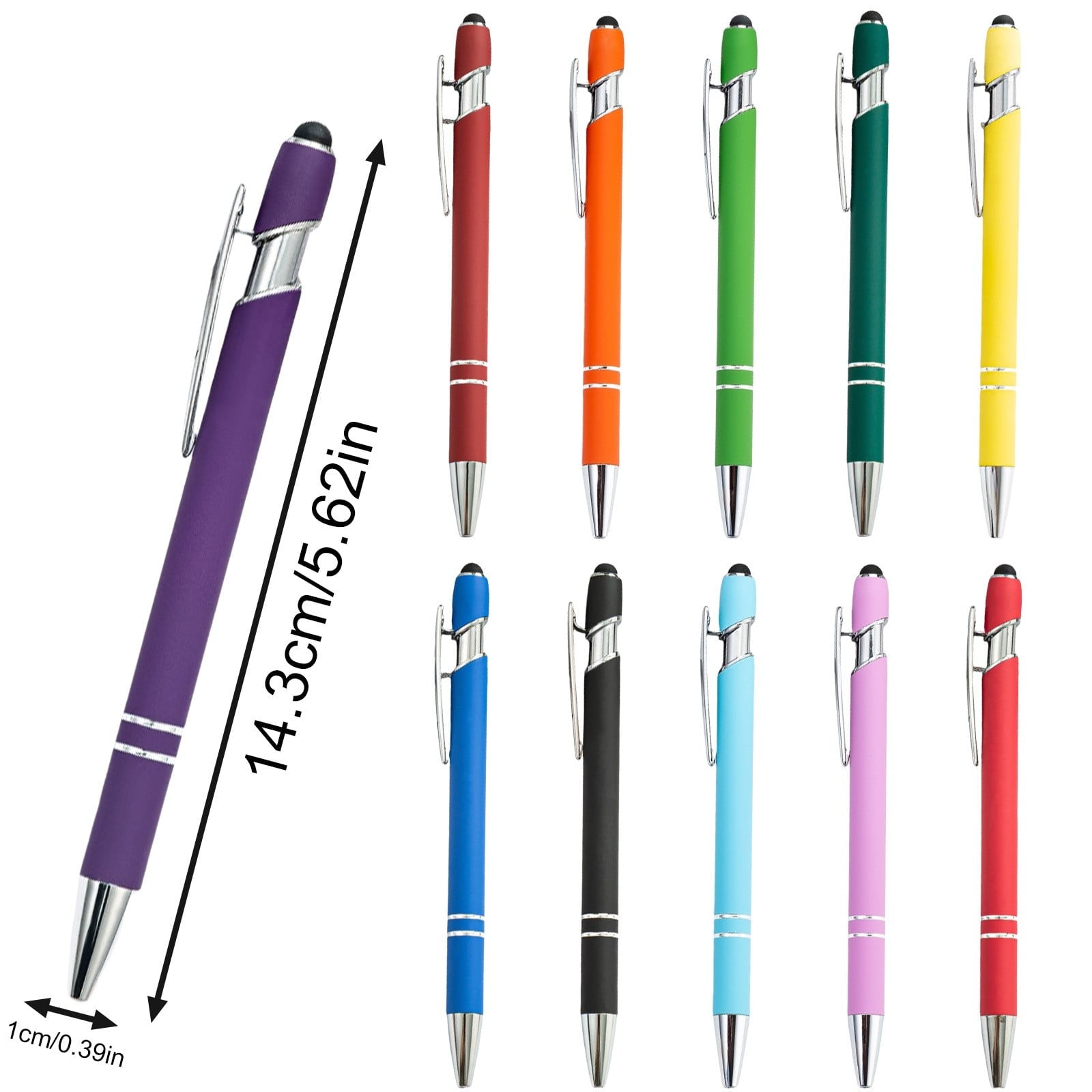 LQXZWJY Gel Pens, Drawing Pens, Gel Ink Pens For Journaling, Writing Pens, Coloring Pens, Medium Point Pens (0.1Mm), Personalized Colorful Barrel, Black Gel Ink