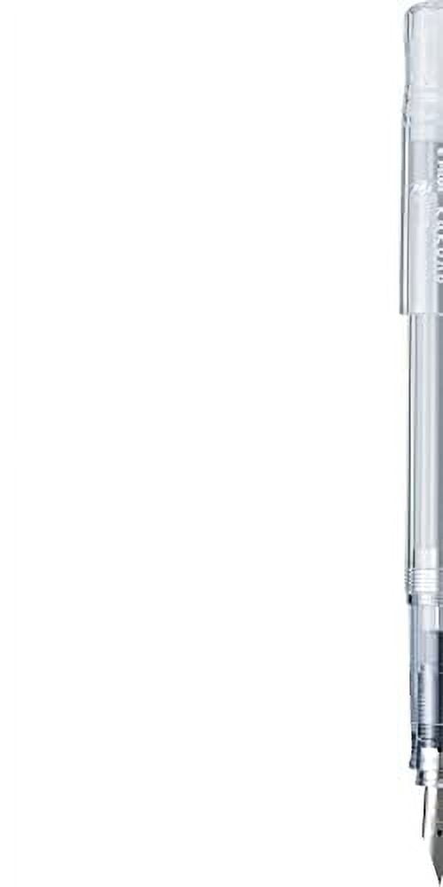 PILOT Kakuno Fountain Pen, Clear Barrel, Medium Nib (10822)