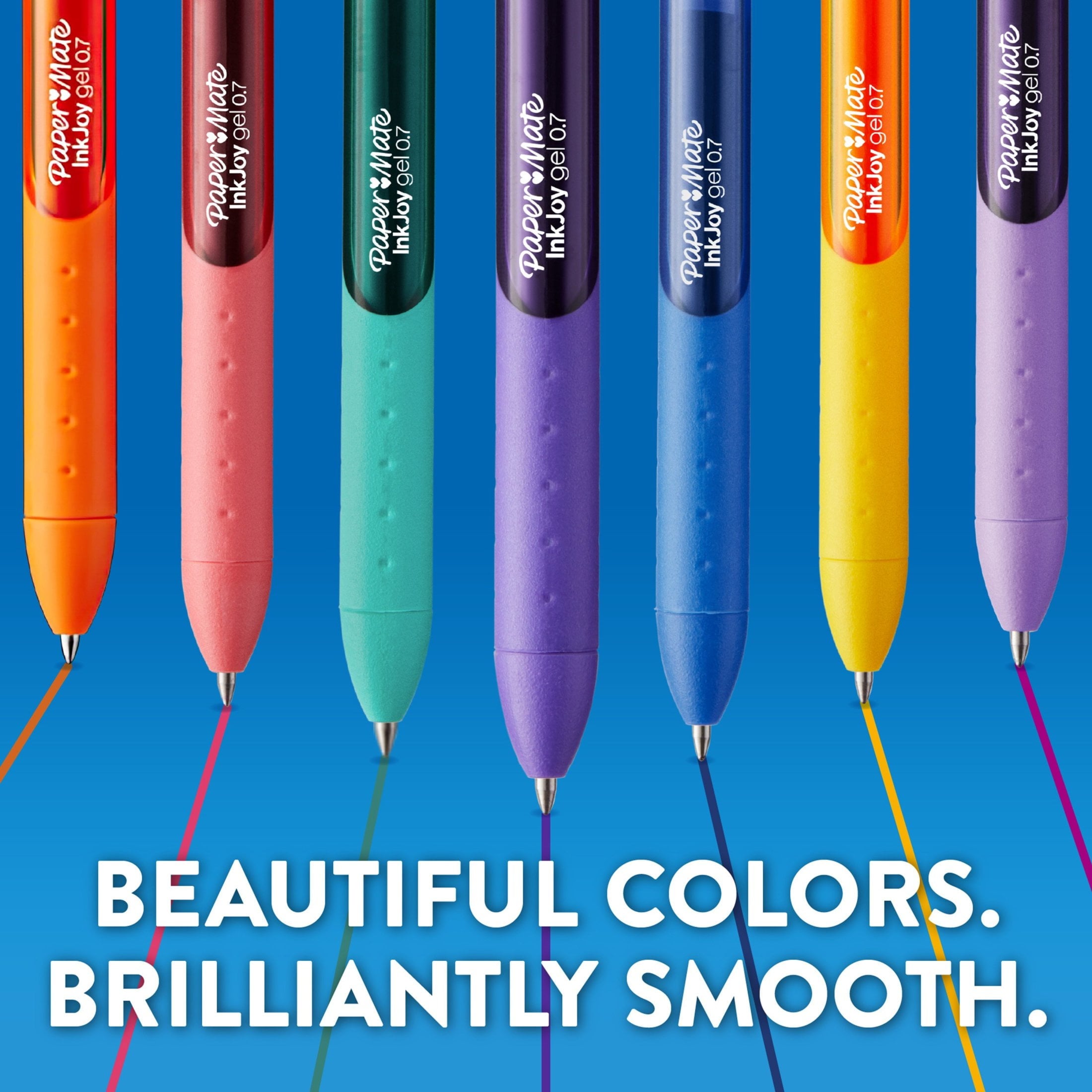 (2 pack) Paper Mate InkJoy Gel Pens, Medium Point (0.7 mm), Assorted Colors, 10 Count