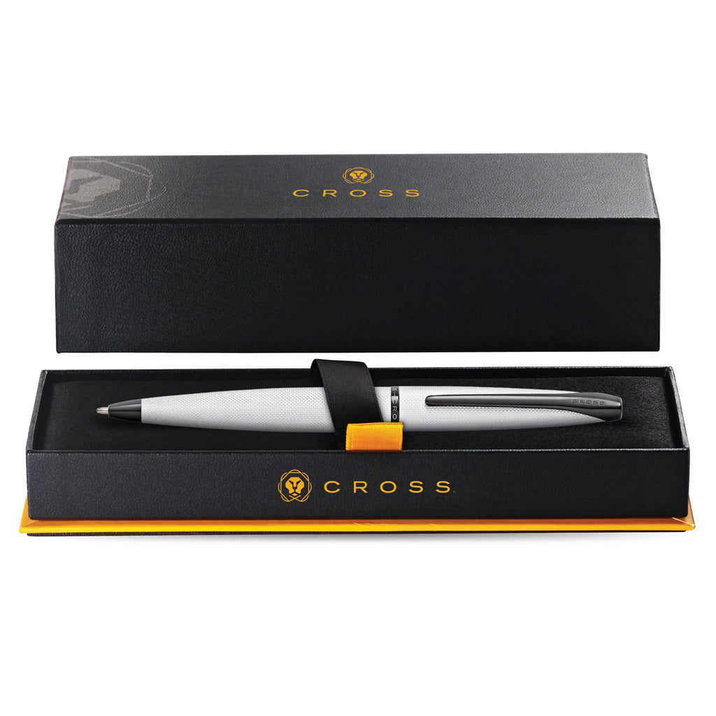 Cross ATX Refillable Ballpoint Pen, Medium Ballpen, Includes Premium Gift Box - Brushed Chrome