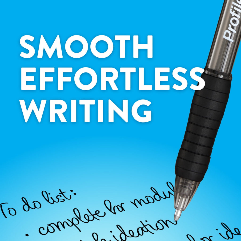 Paper Mate Profile Retractable Ballpoint Pen Bold Point 1.4 mm Blue