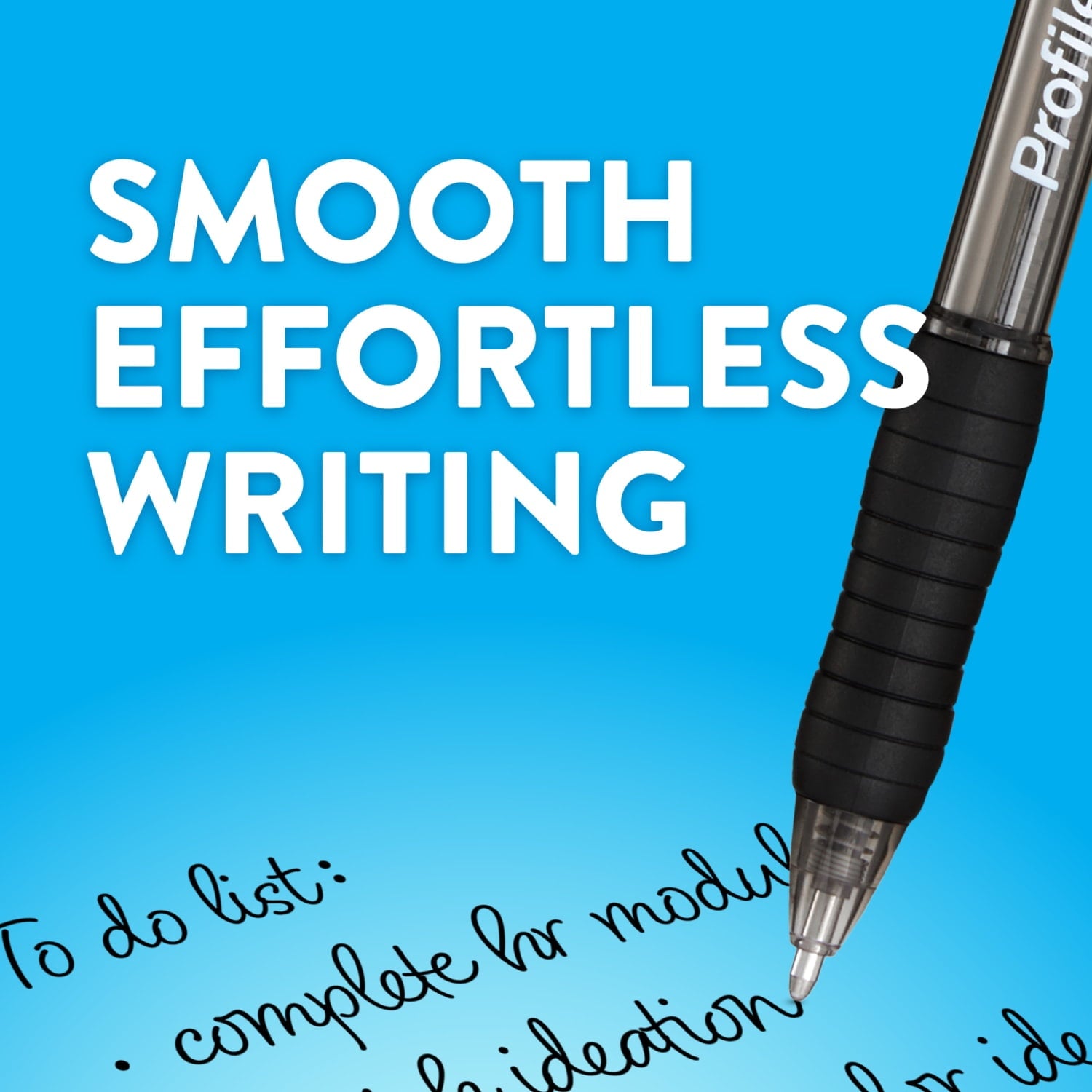 Paper Mate Profile Retractable Ballpoint Pen Bold Point 1.4 mm Blue