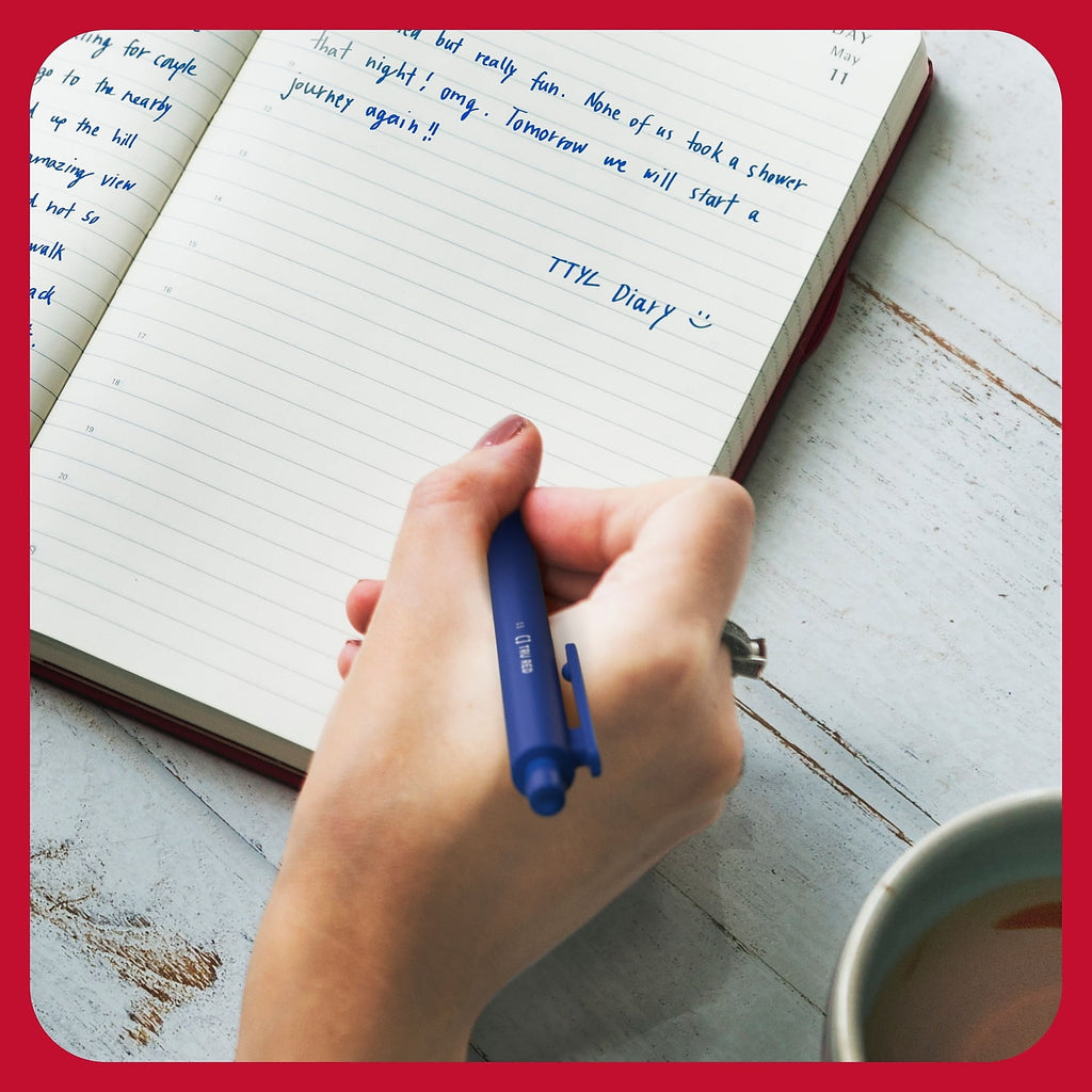 TRU RED Retractable Quick Dry Gel Pens Fine Point 0.5mm Blue DZ TR54490