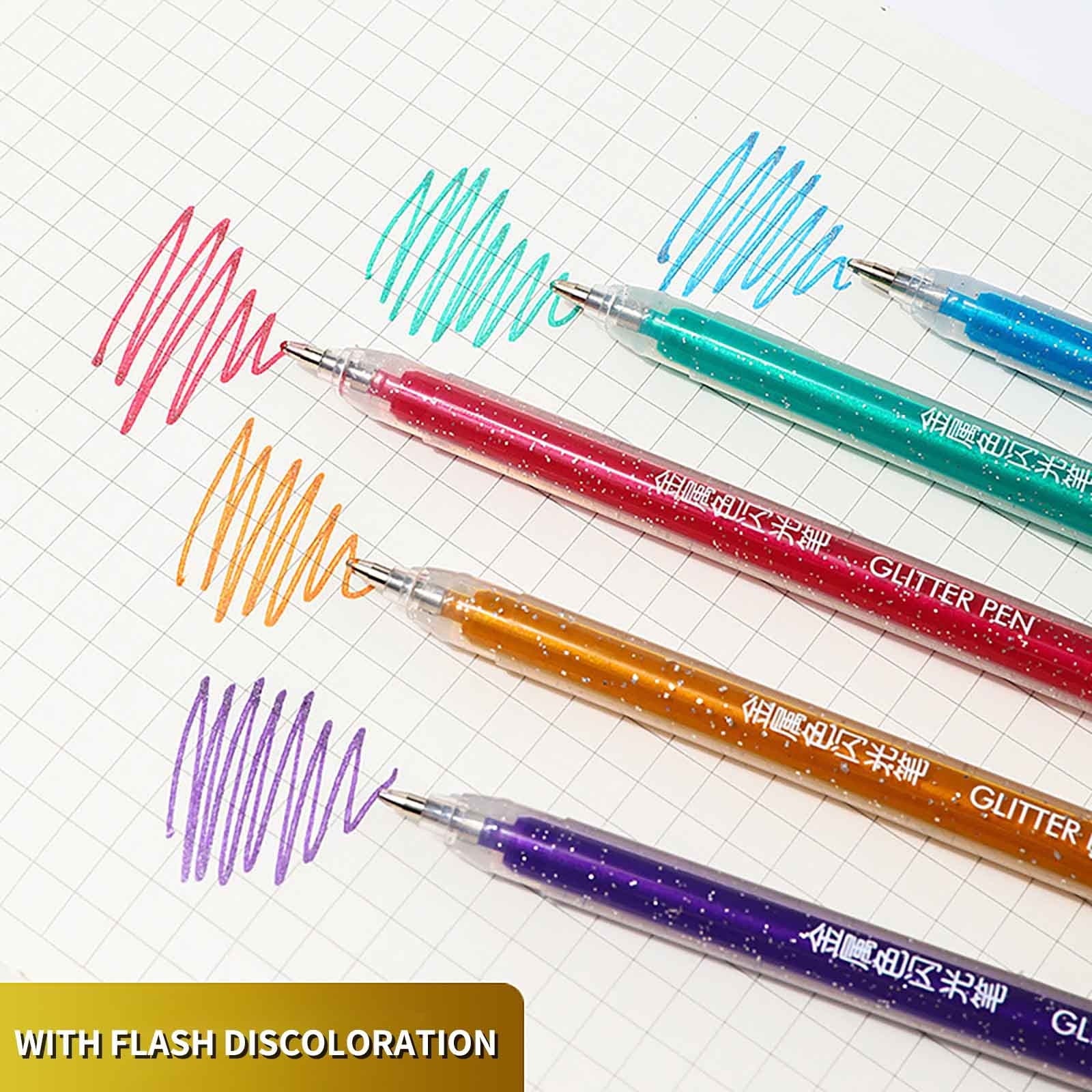 Wovilon Assorted Colors Pen Refills, Gel Ink Refills Compatible With Frixion & Friction Pens, Fine Point, Perfect For Writing Planner & Crossword Puzzles