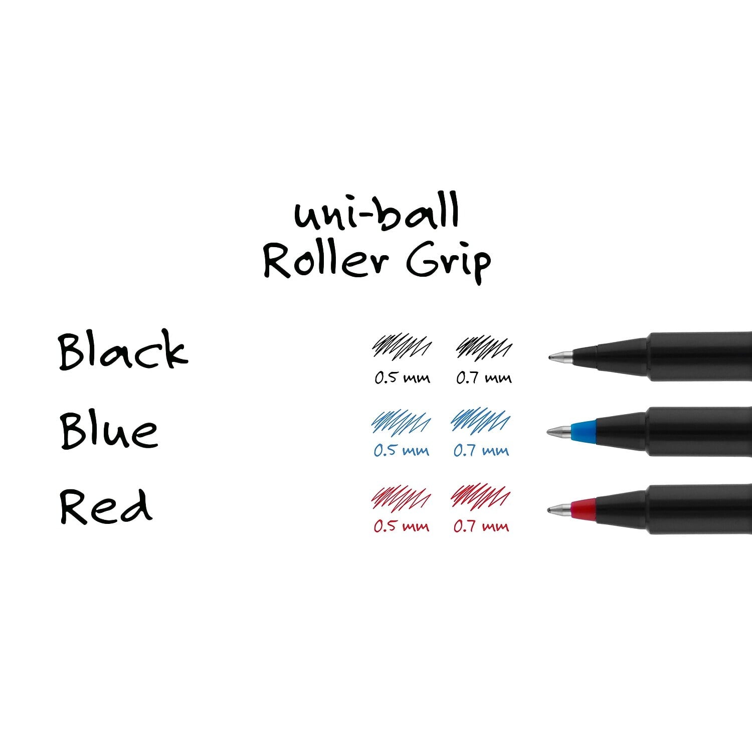 uni-ball Deluxe Roller Ball Pen Micro Point 0.5 mm 1/EA 498550