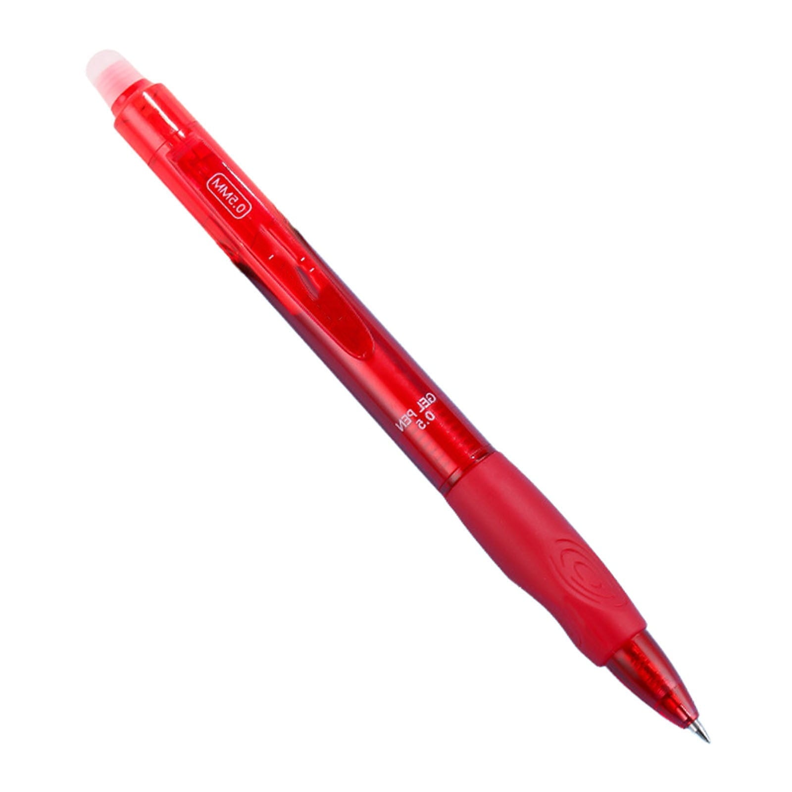 1-Pack Erasable Gel Pens | Retractable Click Design | 0.5mm Fine Point | Comfort Grip | for Writing, Drawing & Sch_ool/Office Use, Blue