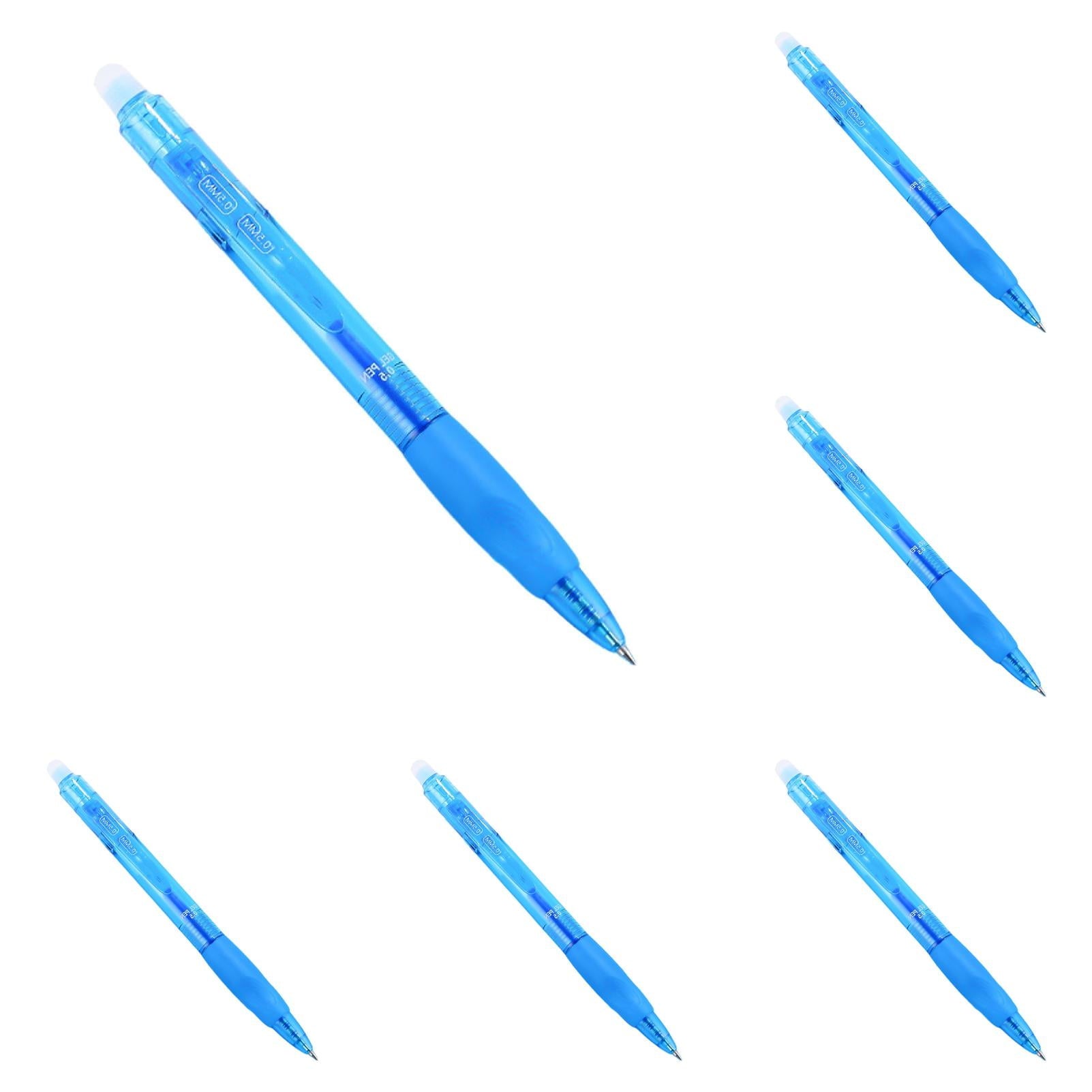 1-Pack Erasable Gel Pens | Retractable Click Design | 0.5mm Fine Point | Comfort Grip | for Writing, Drawing & Sch_ool/Office Use, Blue