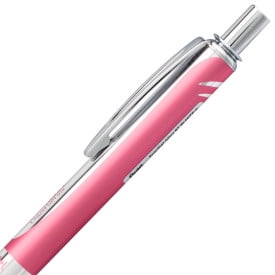 Pentel PINK BCA EnerGel Alloy Gel Pen, 0.7mm Medium Tip, Black Ink