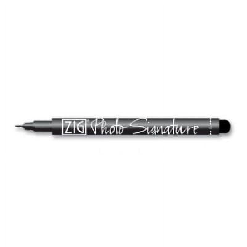 12 PACK ZIG PHOTO SIGNATURE PEN BLACK Papercraft, Scrapbooking (Source Book) by Zig