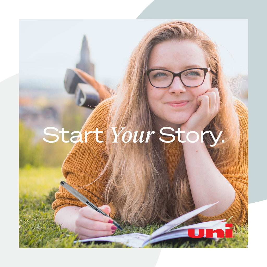 Uniball Vision Needle Rollerball Pens, Micro Point (0.5mm), Black Ink, 12 Count