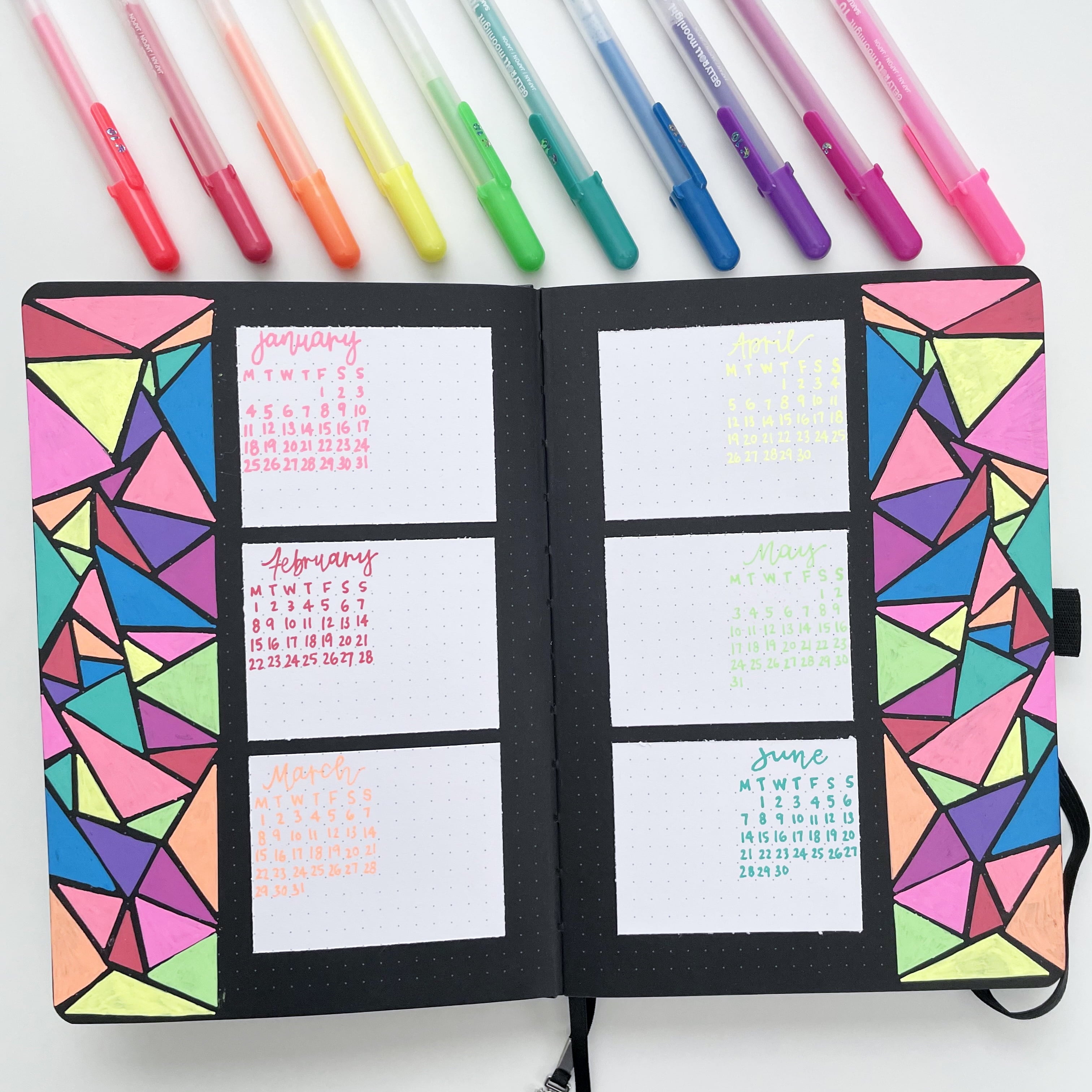 Sakura Gelly Roll Moonlight Pen Set, Fine, 10-Colors