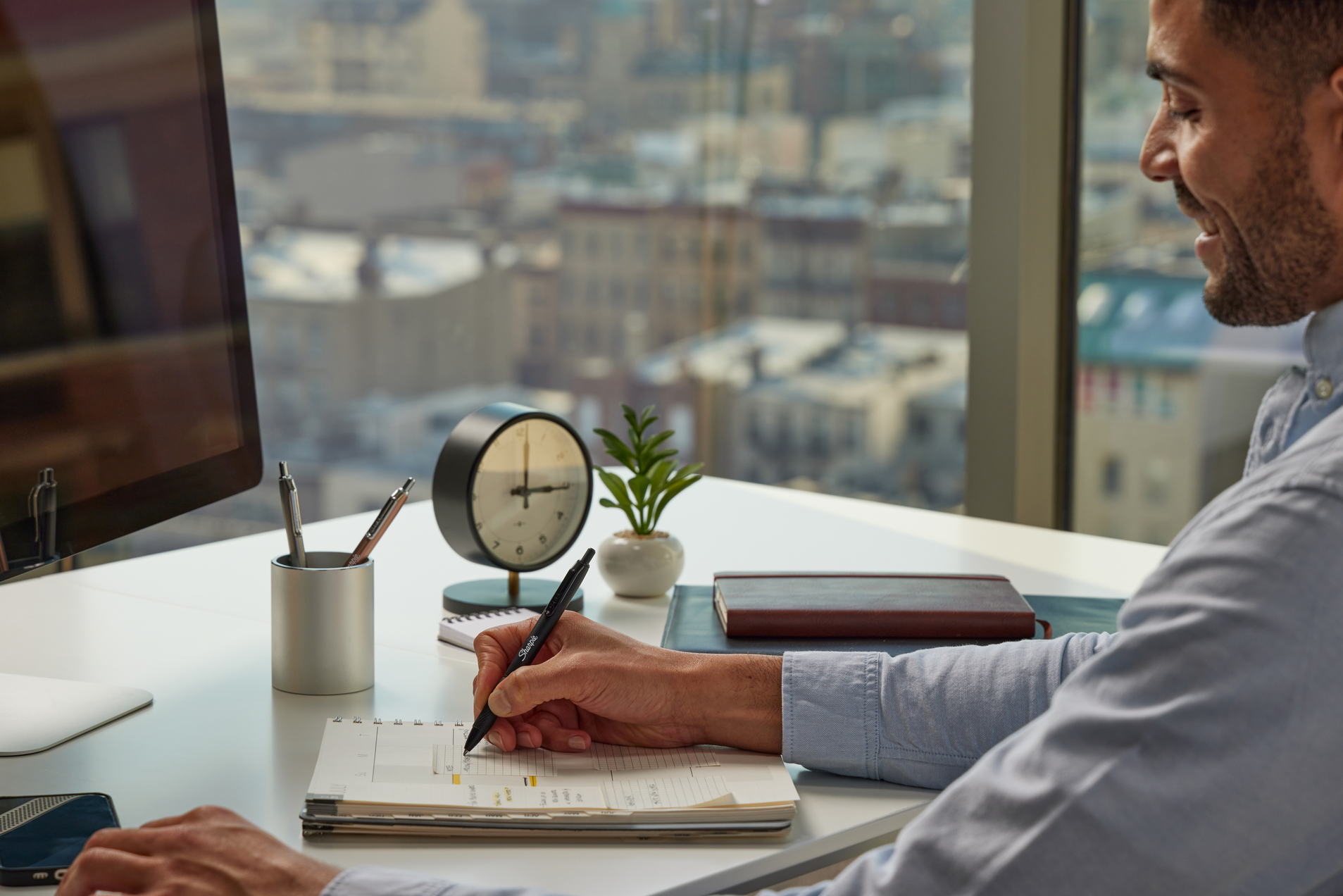 Sharpie S-Gel Pens, Medium Point (0.7mm), Black Ink, 4 Count