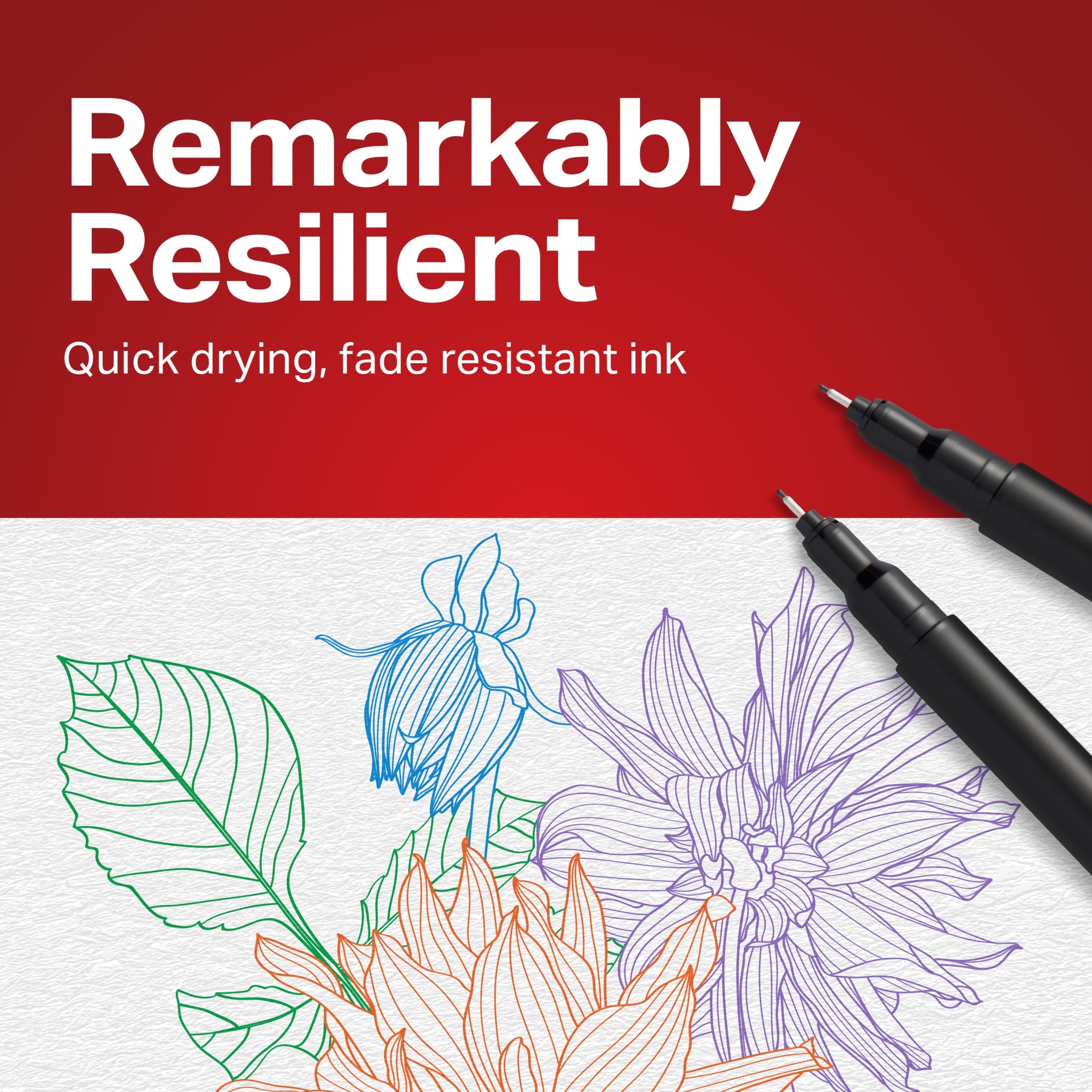 Sharpie Pens, Felt Tip Pens, Fine Point (0.4mm), Assorted Colors, 12 Count