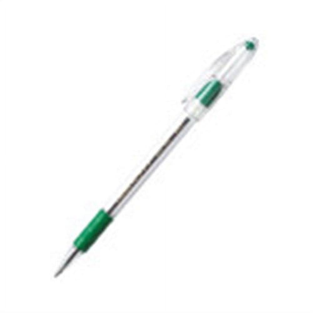 RSVP Ballpoint Pen, Medium Line, Green Ink (Innerpack of 12)
