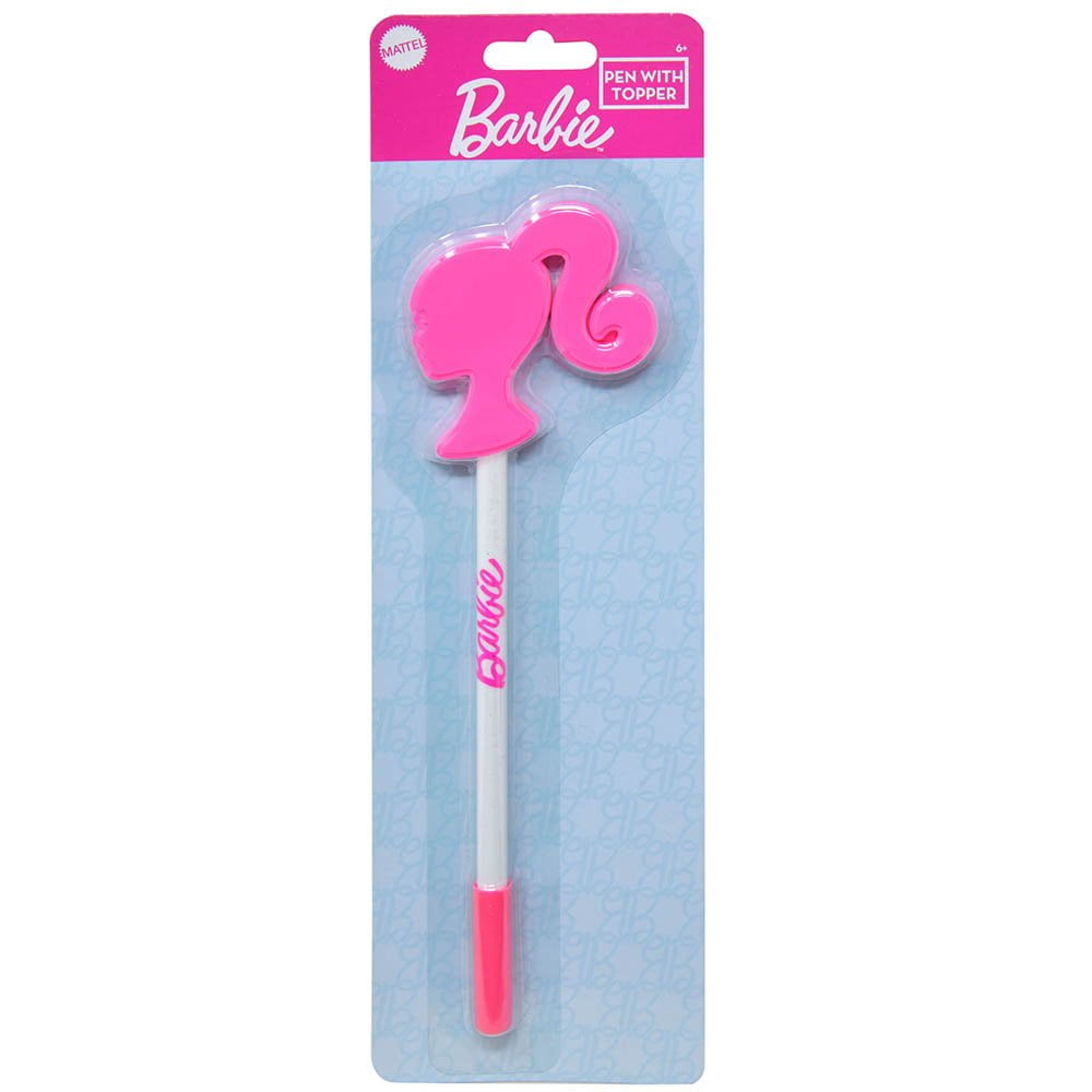 2 PACK Barbie Pen With Shaped Topper on Card