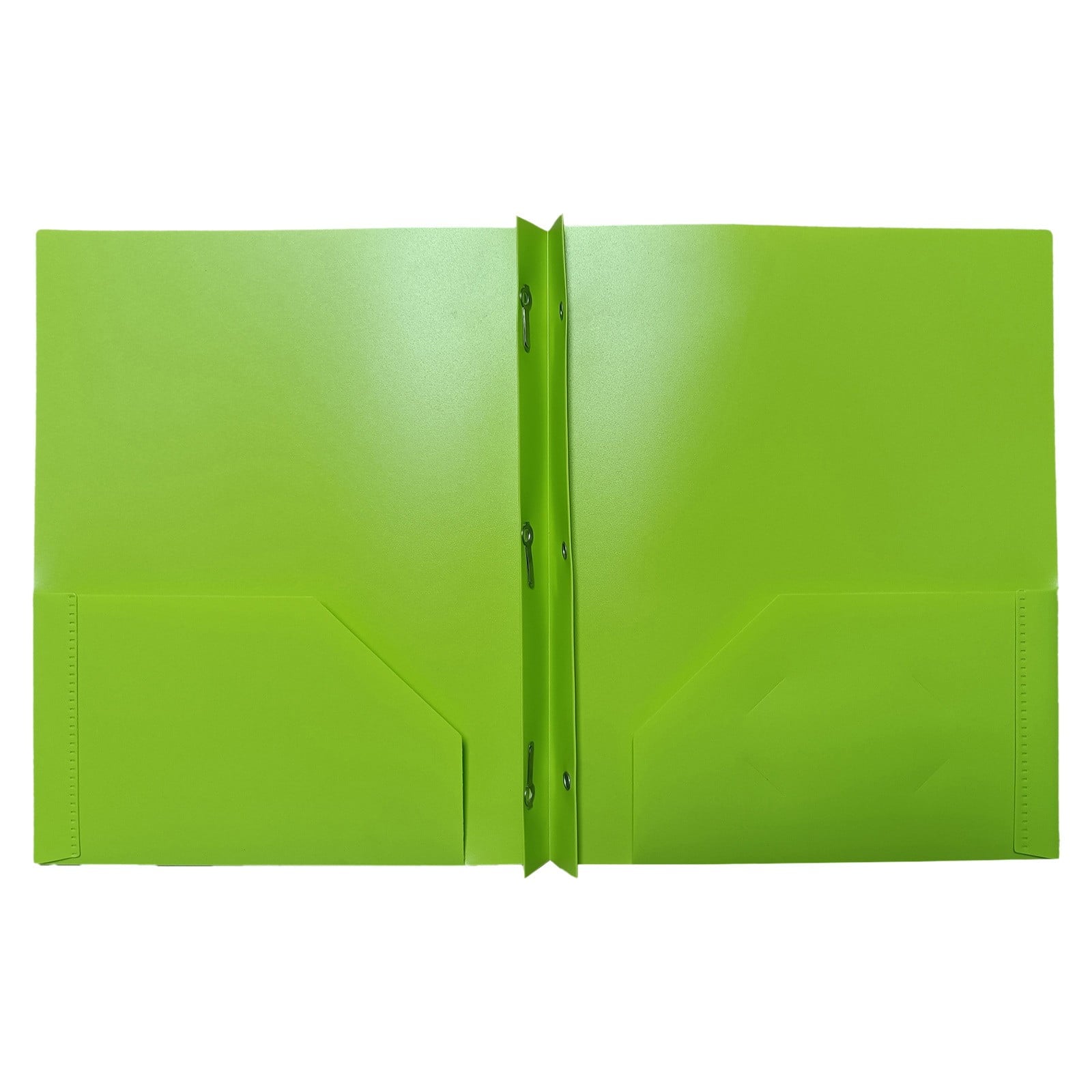 Plastic Pocket File Folders No Prongs, Poly Folders with Prongs for School Office, Letter Size Colored 2 Pocket Folders No Prong Folders, Heavy Duty Plastic Folders with Pockets and No Brads(Black)