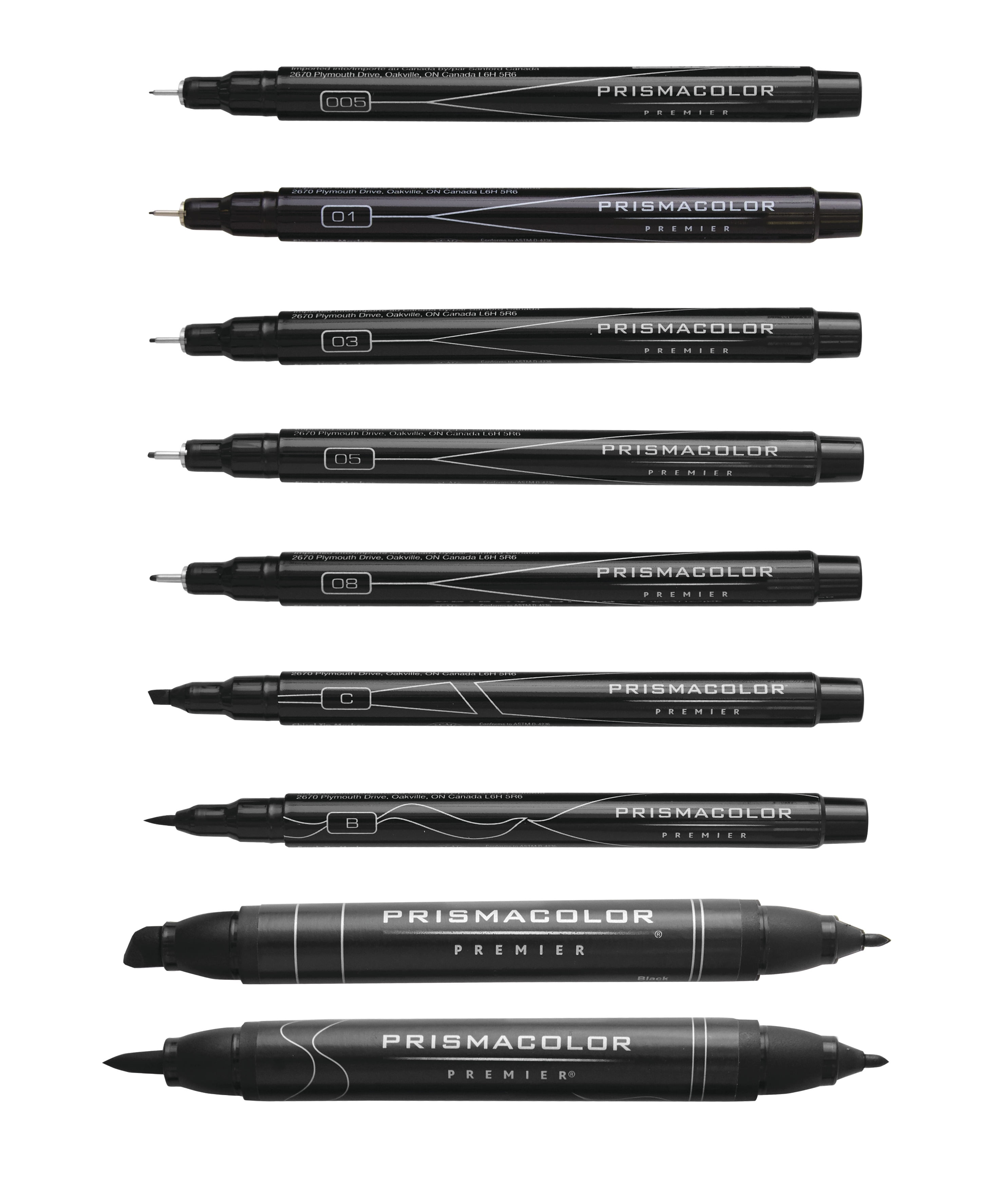 Prismacolor Premier Advanced Hand Lettering Set with Illustration Markers, Art Pens, Pencils, Eraser and Tips Pamphlet, 13 Count