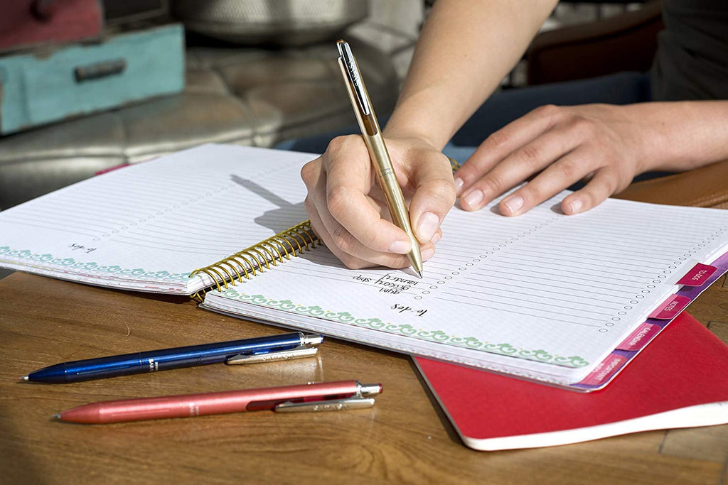 Zebra Sarasa Grand, Retractable Gel Ink Pen, Gold Barrel, Medium Point, 0.7mm, Black Ink, Sold as 3 Pack