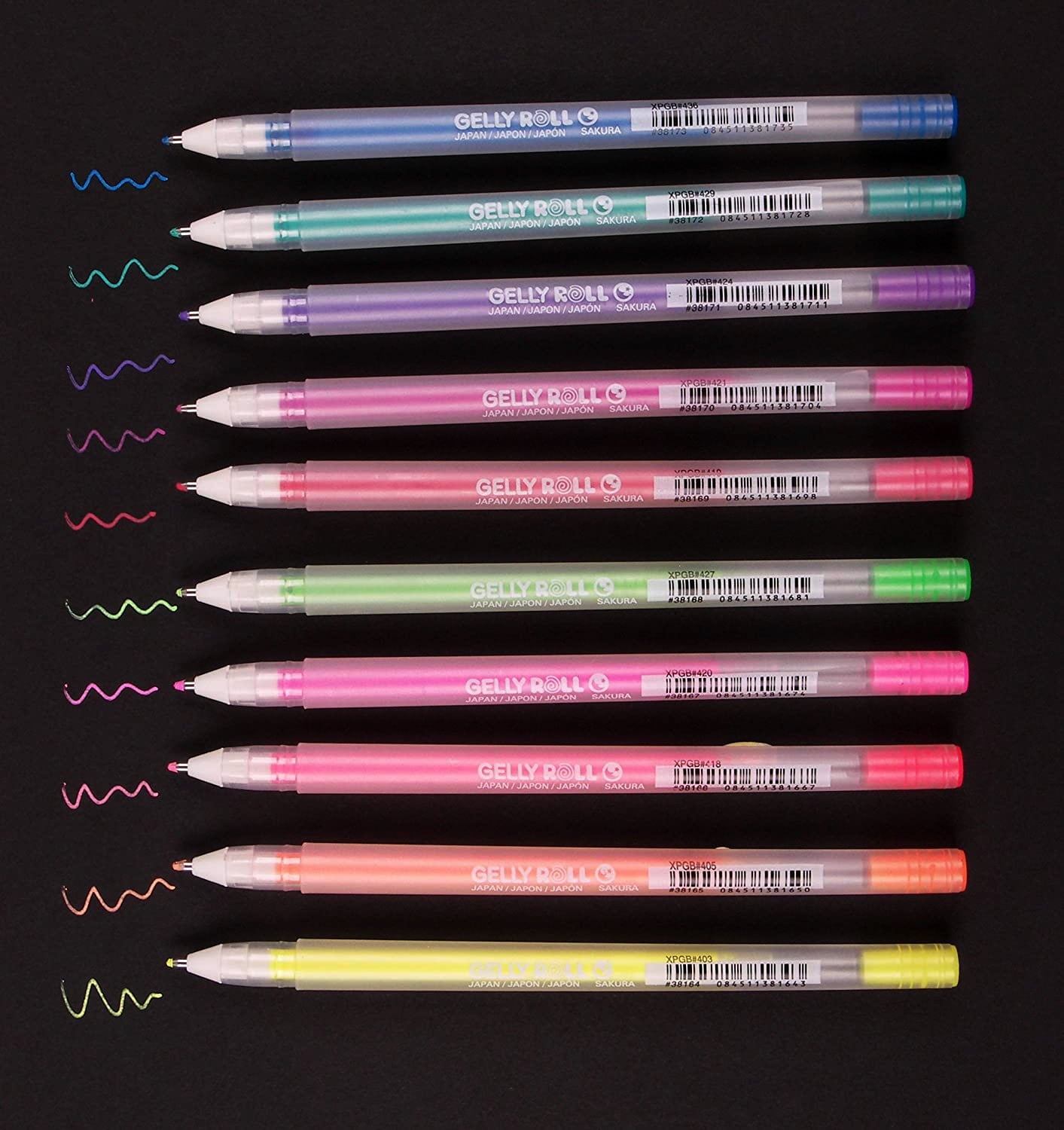 Sakura Gelly Roll Moonlight Pen Set, Fine, 10-Colors