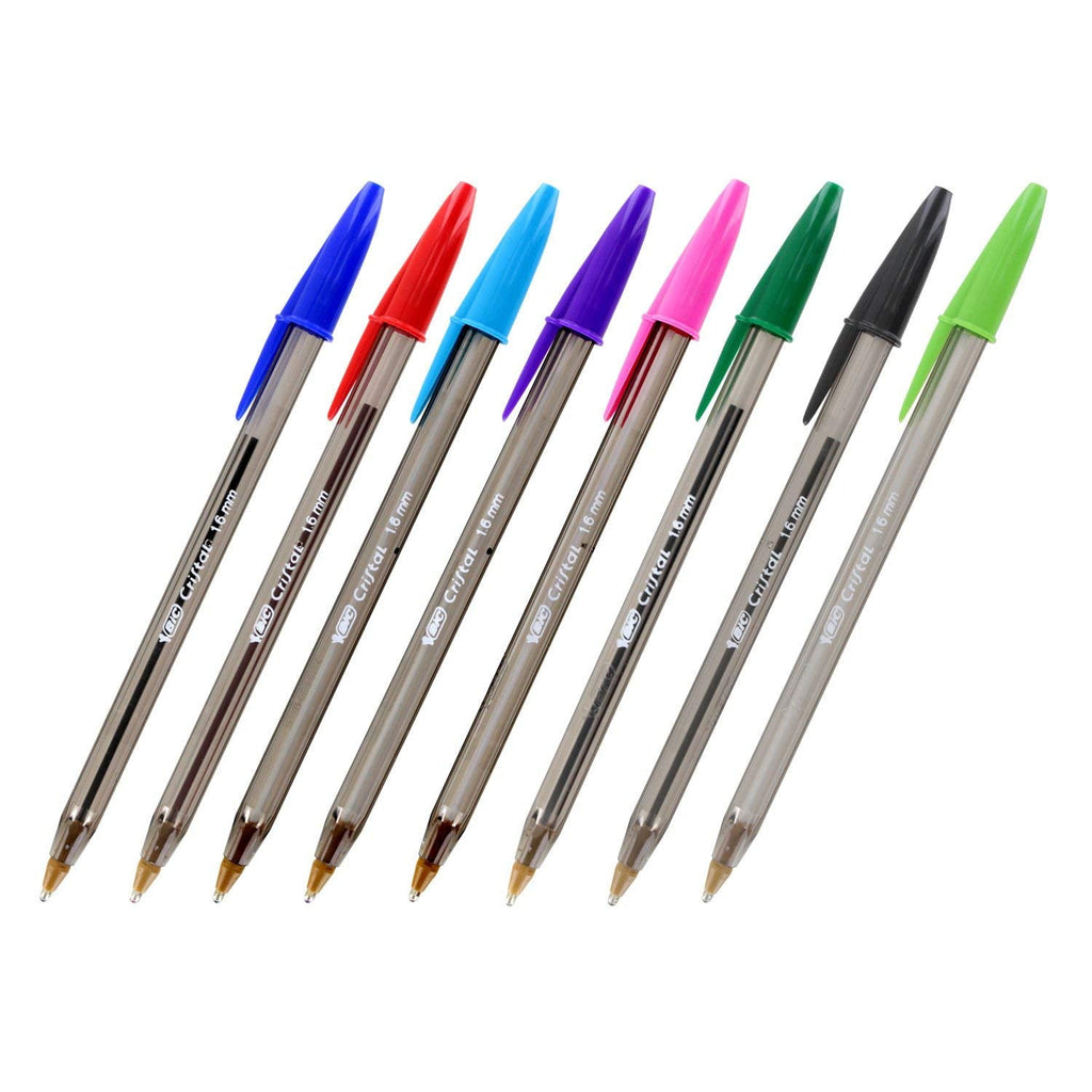 Cristal Xtra Bold Fashion Bold Point (1.6mm), Assorted, 8 Count