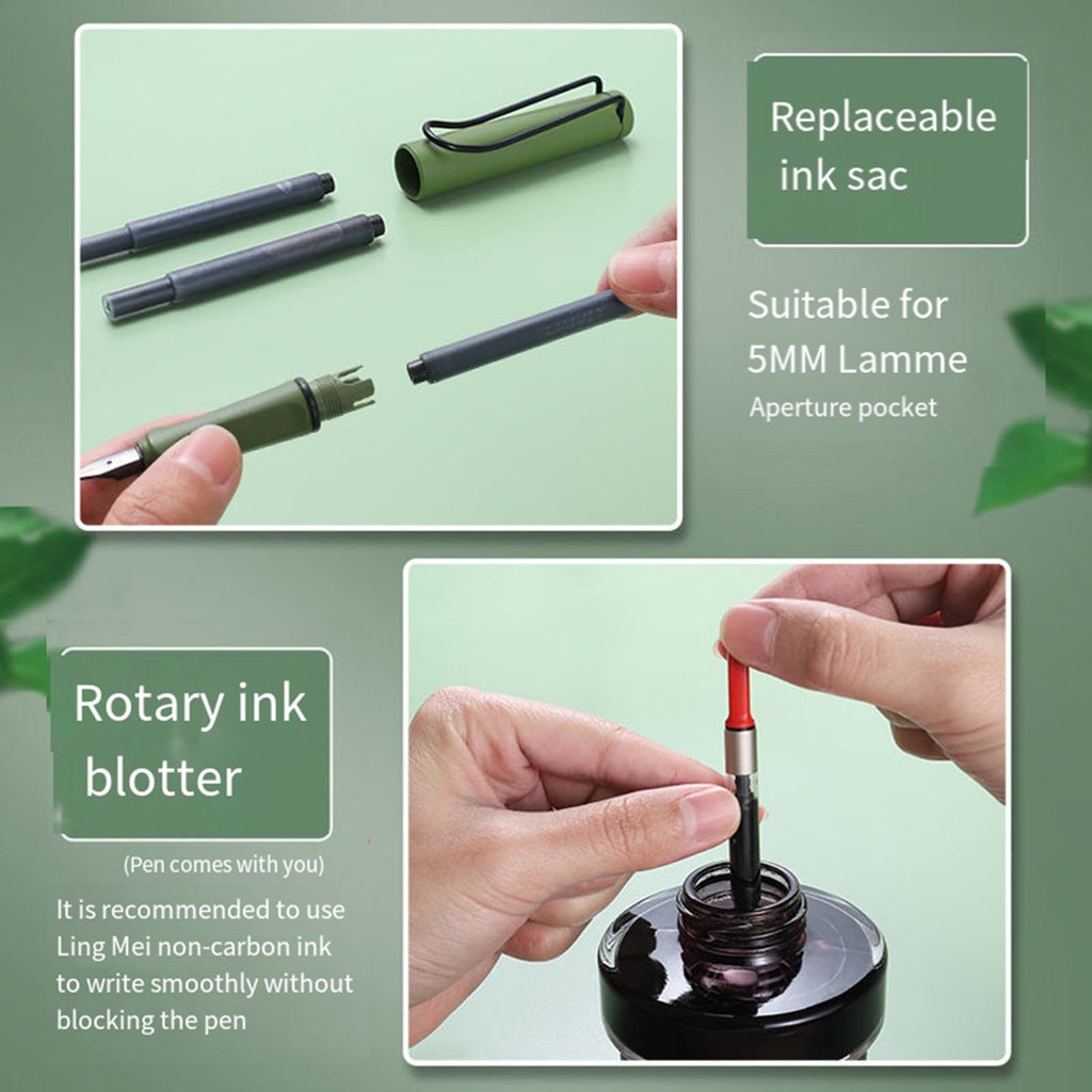 Tools Clearance Sale, [Ef Tip Matte All Black Keel Box Packaging] Lamy Lamy Fountain Pen Fountainpen Smooth Writing Pen Extra Fine Nib Classicdesign Pocket Pen Gift For Women Men, By Meiiso