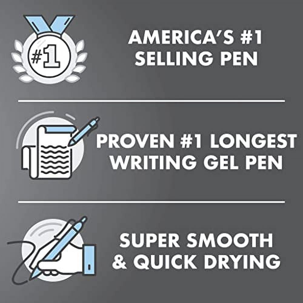 Pilot, G2 Premium Gel Roller Pens, Bold Point 1 mm, Pack of 8, Blue