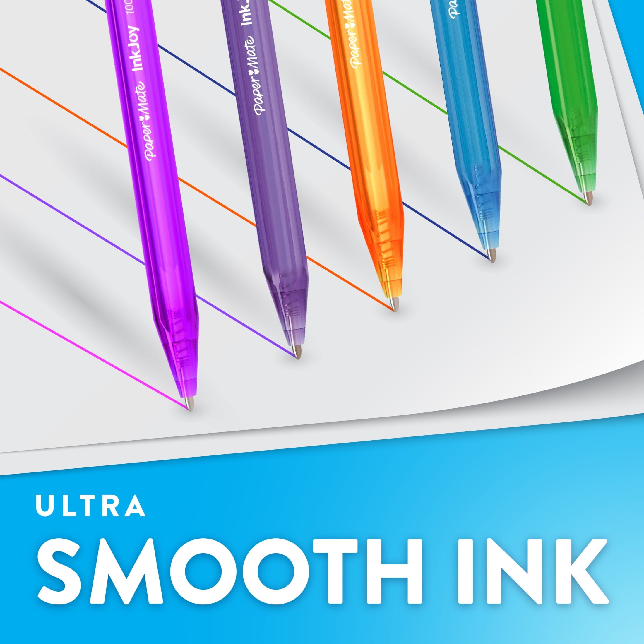InkJoy 100 RT Retractable Ballpoint Pen Medium 1mm, Red Ink/Barrel, Dozen