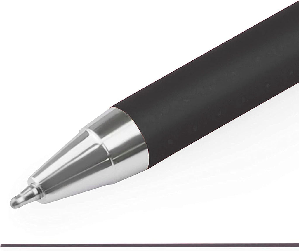 Zebra Classic Z-Grip Flight Ballpoint Pens - 1.2mm - Black and Violet - Pack of 6