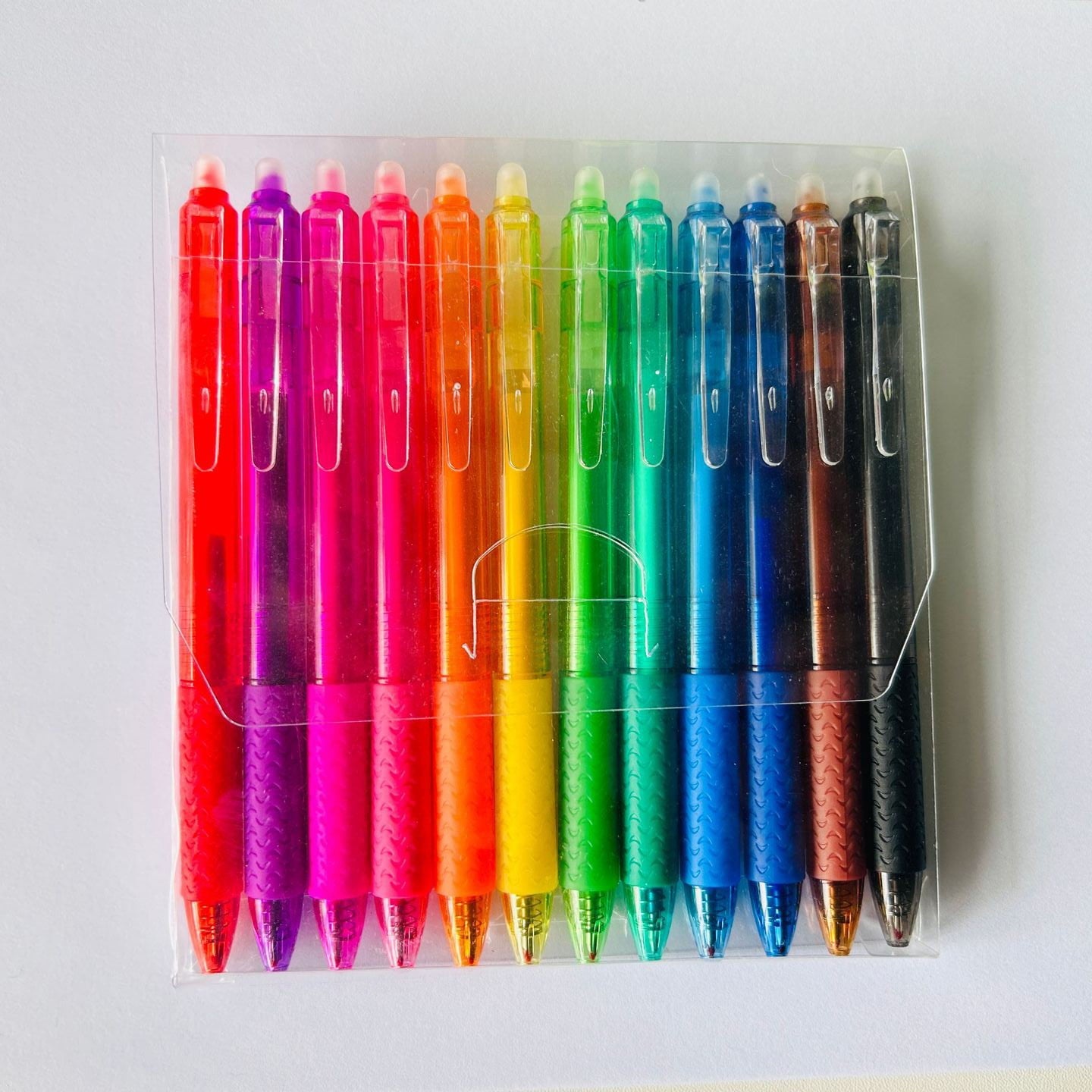 Xechzx Erasable Pens Clearance!12 Pack Retractable Erasable Gel Pens Clicker Fine Point 0.7Mm, Make Mistakes Disappear Comfort Grip for Drawing Writing Planner,12 Assorted Colors