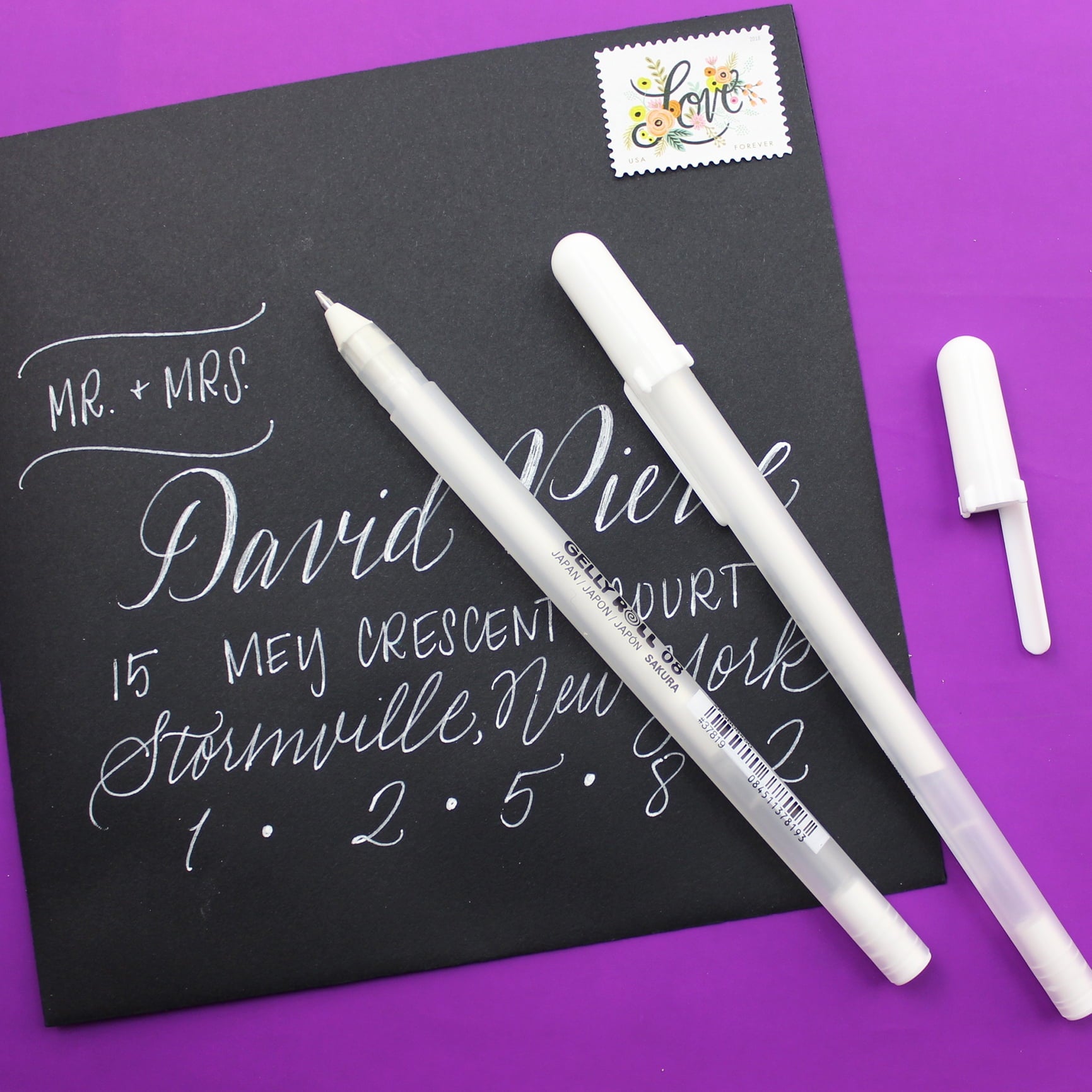 Sakura Gelly Roll White Gel Pens – 3 Count, Fine, Medium & Bold Tips, Opaque Ink