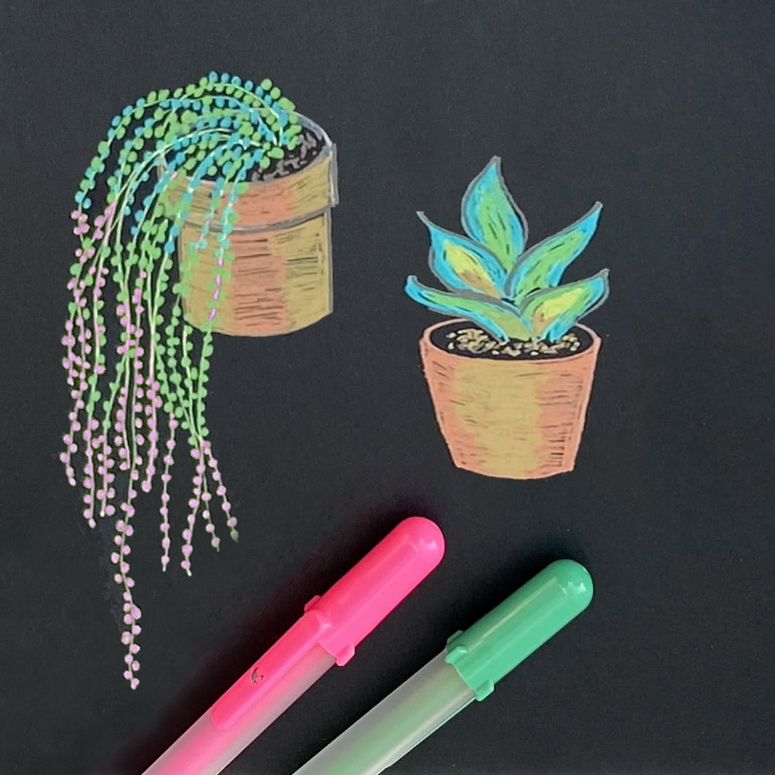 Sakura Gelly Roll Moonlight Pen Set, Bold-Point 1mm, Assorted Bold & Bright Colors, 10-Piece (38176)