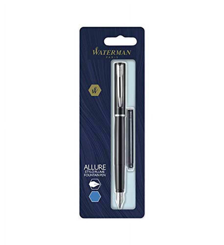 Waterman Allure Fountain Pen Fine Nib Blue Ink (2029061)