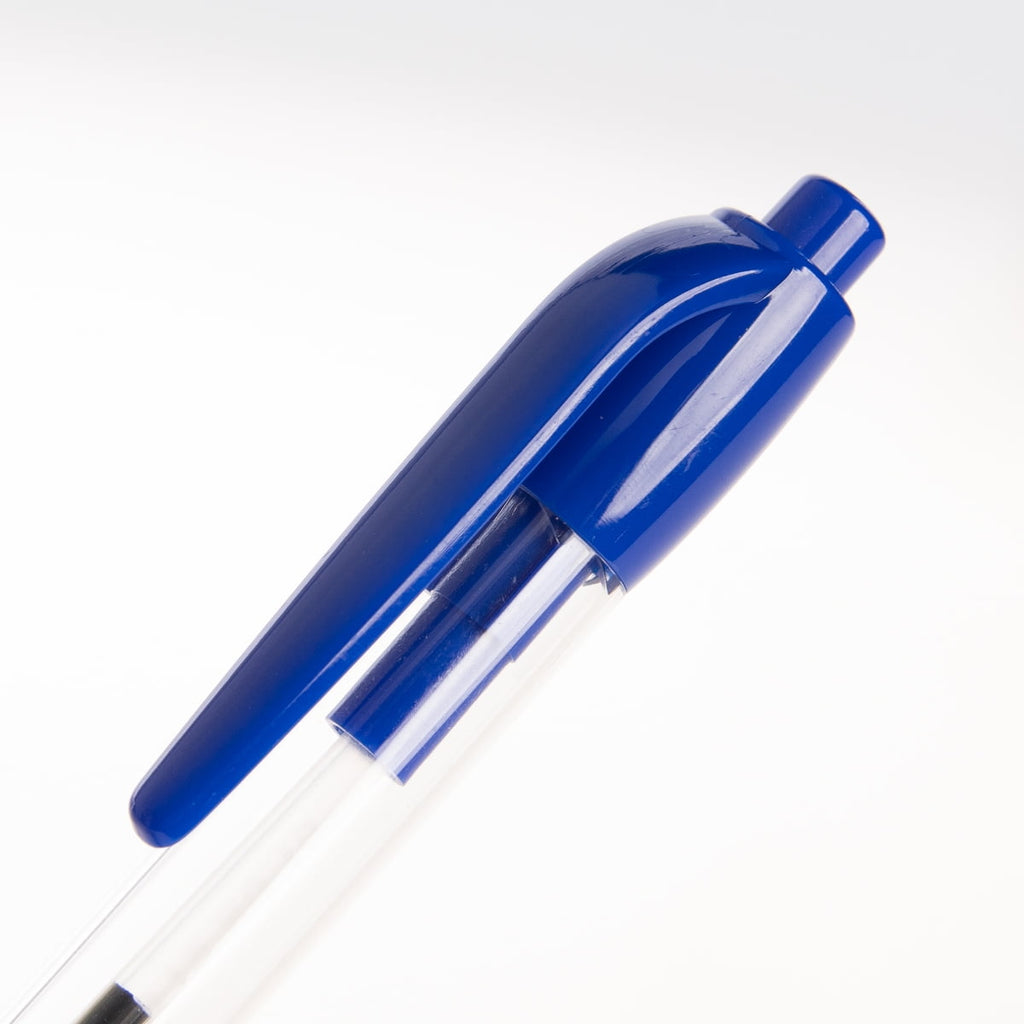 Simply Genius 20 Retractable Ballpoint Pens, Blue or Black Ink Medium Point